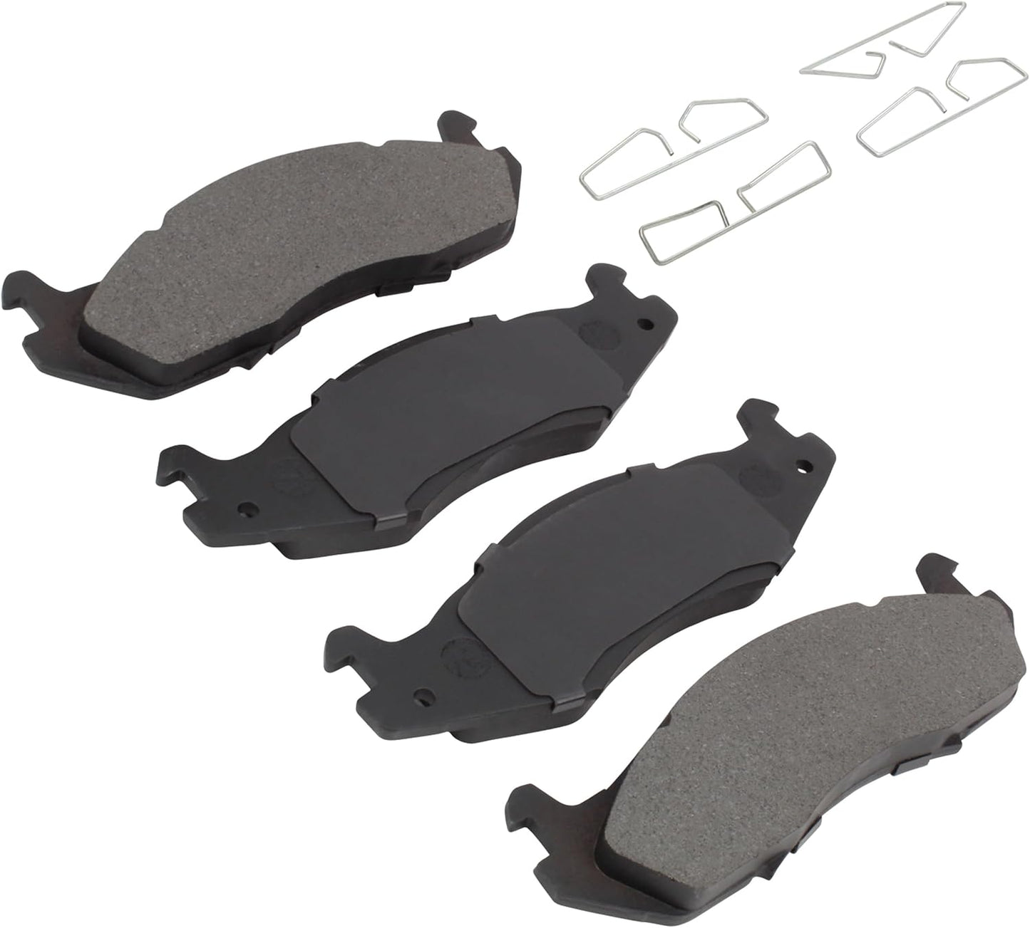 Premium Semi-Metallic Front Brake Pads (1001-0203M) Compatible with 1980-1992 American Motors/Jeep/VAM (Cherokee/CJ5/CJ7/Comanche/Concord/Eagle/Spirit/Wagoneer/Wrangler & More)