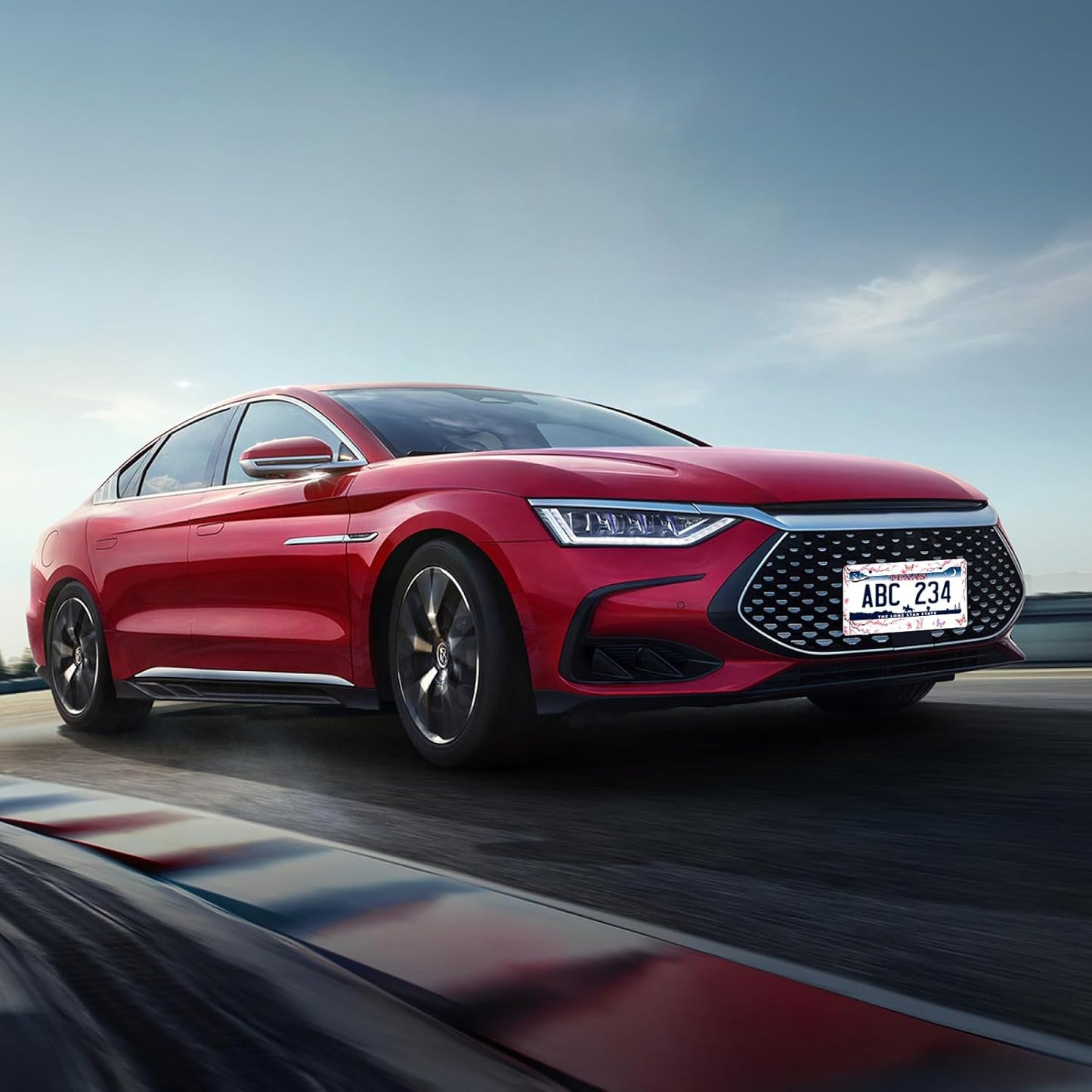 Pink Cherry Blossom Butterfly License Plate Frame Beautiful Flowers License Plate Holder Funny Stainless Steel Accessories Cars Decor With 2 Holes And Screws Fits Standard Us Ca Vehicles 12.2 X 6 Inch