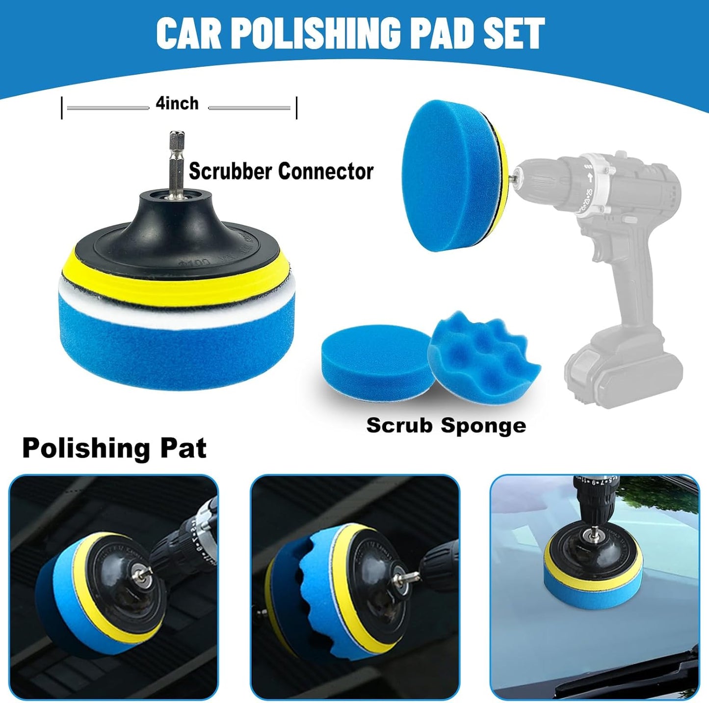 Car Detailing Kit,36pcs Car Detailing Brush Set,Car Cleaning Kit with Professional Car Detailing Brush Set,Auto Detailing Brush Set,Car Wash Kit,Car Detailing Kit Interior Exterior Wheels Cleaner