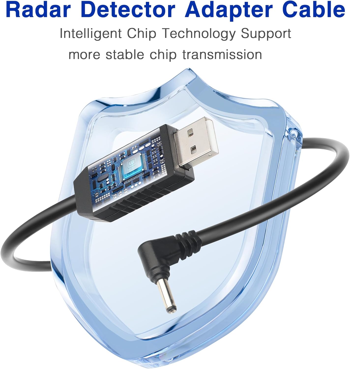 Radar Detector Power Cable for Cobr RAD350 380 450 480i 700i XRS9370 955 5300 9940 SPX 5300 5521 7700 ESR700 ESD737 767 SLR Vendetta 500,Power Cord for Cobr,Car Replacement Charging Cable 6.56ft