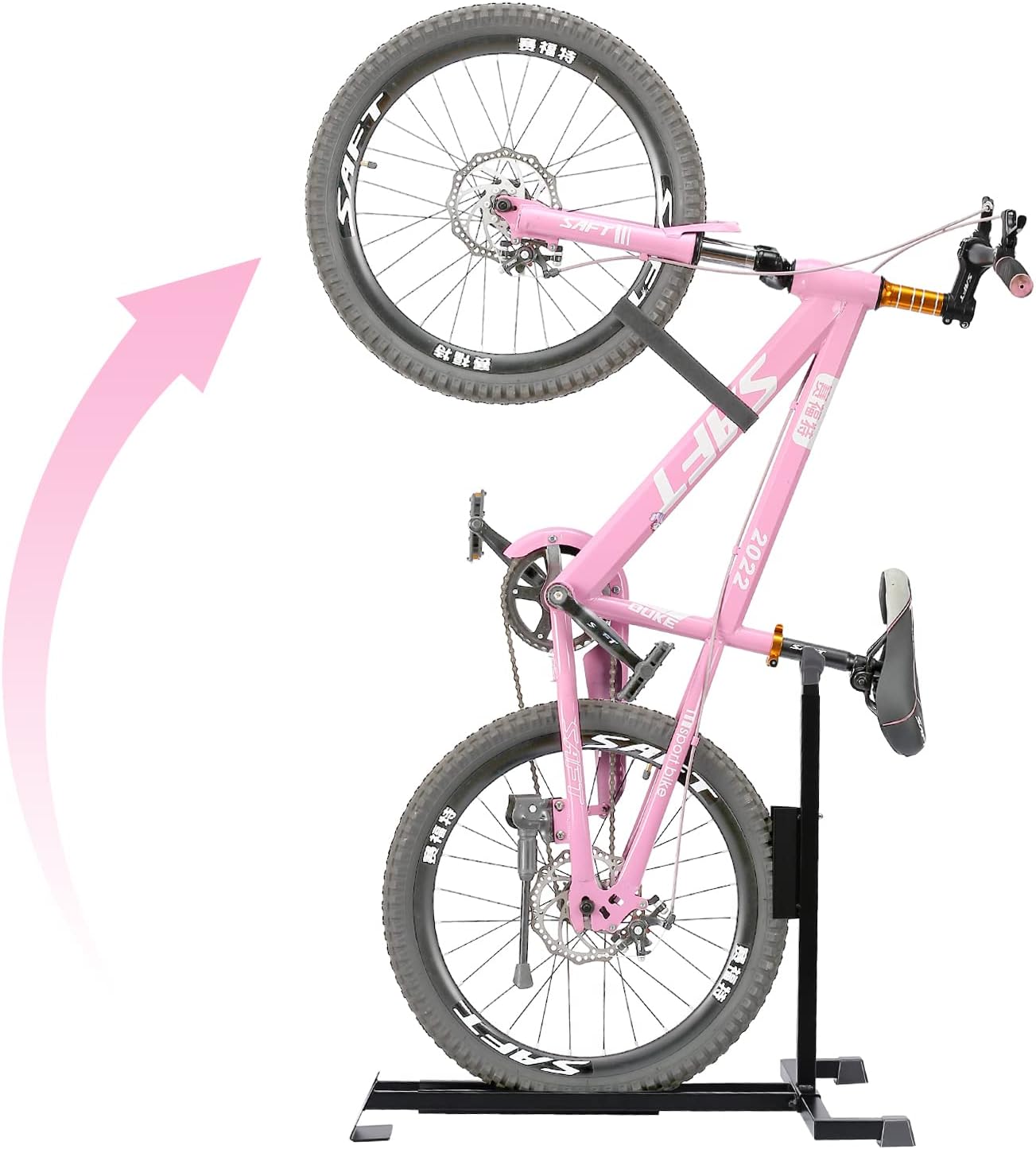 Bike Stand,Vertical Bike Rack For Indoor Bike Storage,Upright Bicycle Stand Floor.