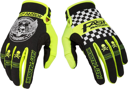 Motorcycle Gloves for Men/Women - Dirt Bike & Motocross Gloves with Anti-Slip ATV BMX MX MTB Riding Cycling Features