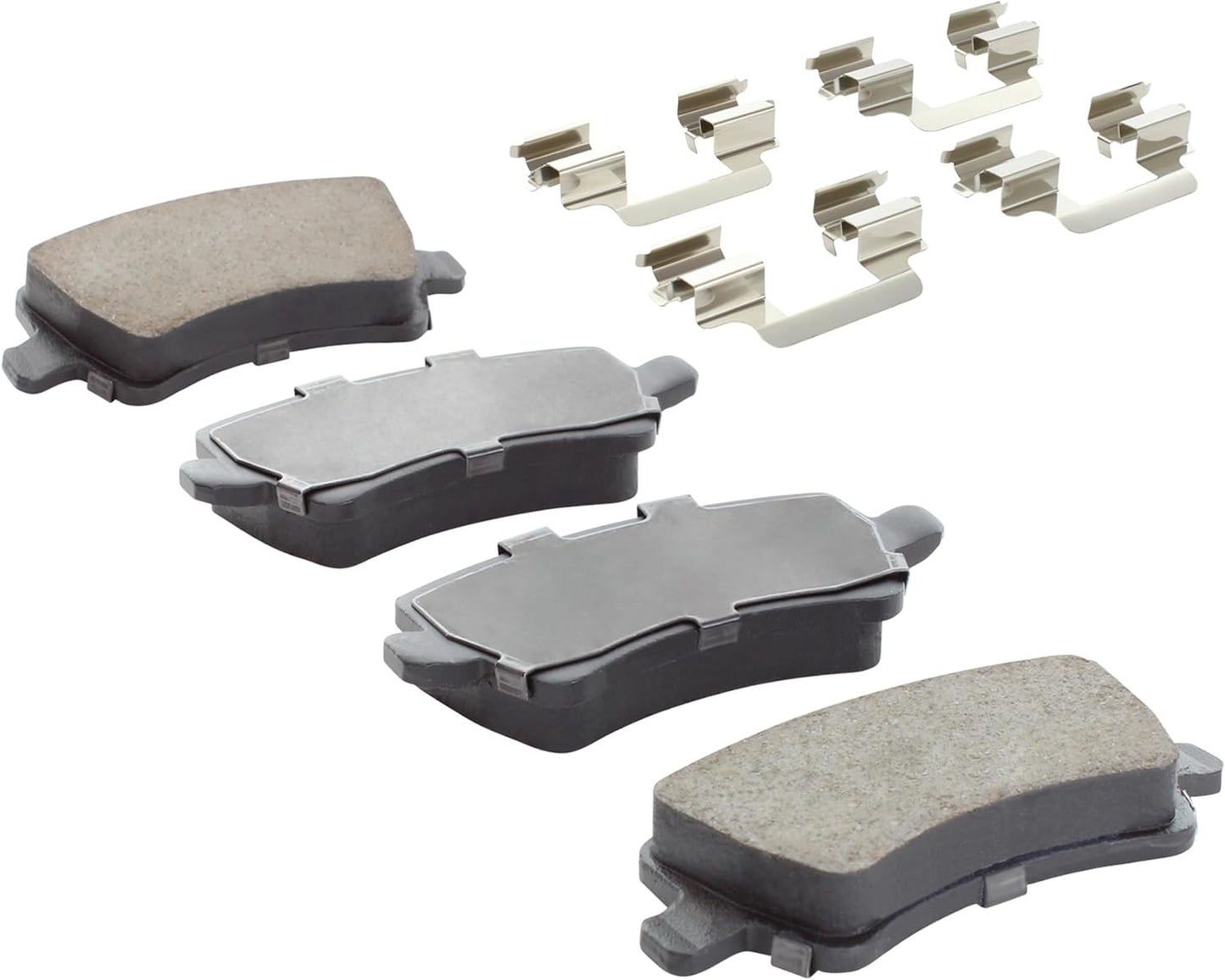 Premium Semi-Metallic Rear Brake Pads (1001-1307AM) Compatible with 2008-2018 Volvo (S60/S60 Cross Country/V60/V60 Cross Country/V70/XC60/XC70)