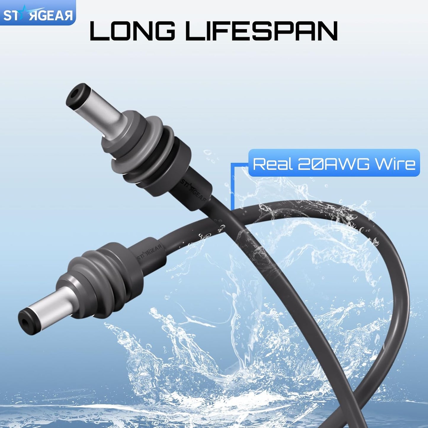 Starlink Mini Cable 32.8FT, 20AWG Replacement Starlink DC Power Cable Starlink Mini Accessories, Starlink Power Cord Outdoor