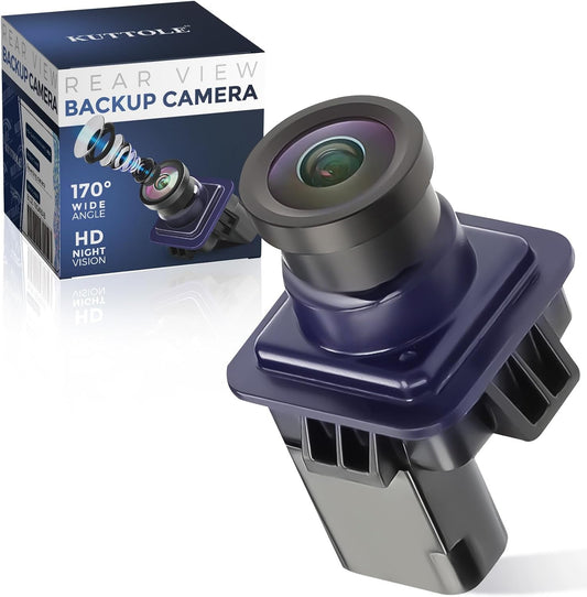 F150 Backup Camera Rear View Parking Assist Camera 170° HD Night Vision Compatible with Ford F150 2010-2014 Mustang 2015-2020 Lincoln MKC 2015-2019 EL3T-19G490-AA EL3Z-19G490-D BL3Z-19G490-B