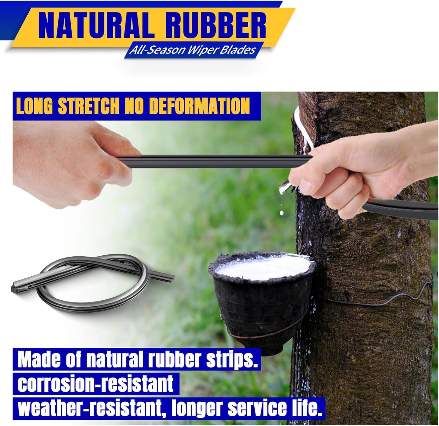 3 wipers Replacement for 2012-2019 Toyota Prius C, Windshield Wiper Blades Original Equipment Replacement - 28"/14"/8" (Set of 3) U/J HOOK