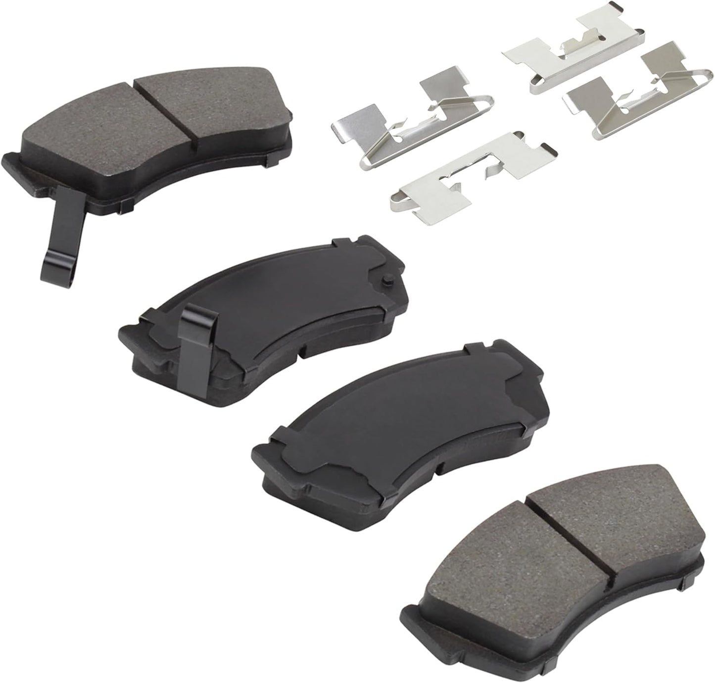 Premium Semi-Metallic Front Brake Pads (1001-0451M) Compatible with 1989-2001 Chevrolet/Geo/Pontiac/Suzuki (Firefly/Metro/Sprint/Swift)