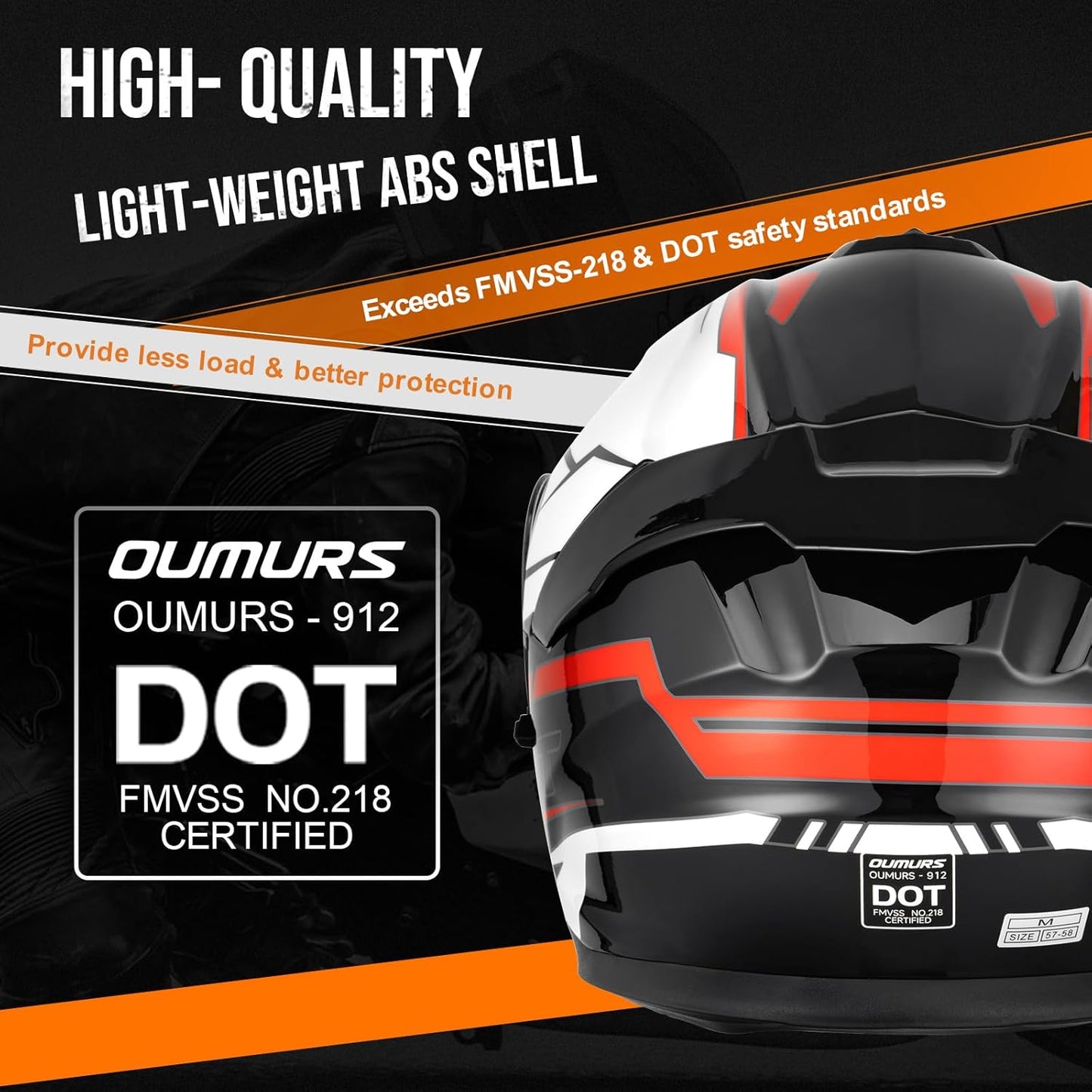 Modular Motorcycle Helmets Full Face Flip up Street Bike Motorcycle Helmet for Unisex Adult Model 912