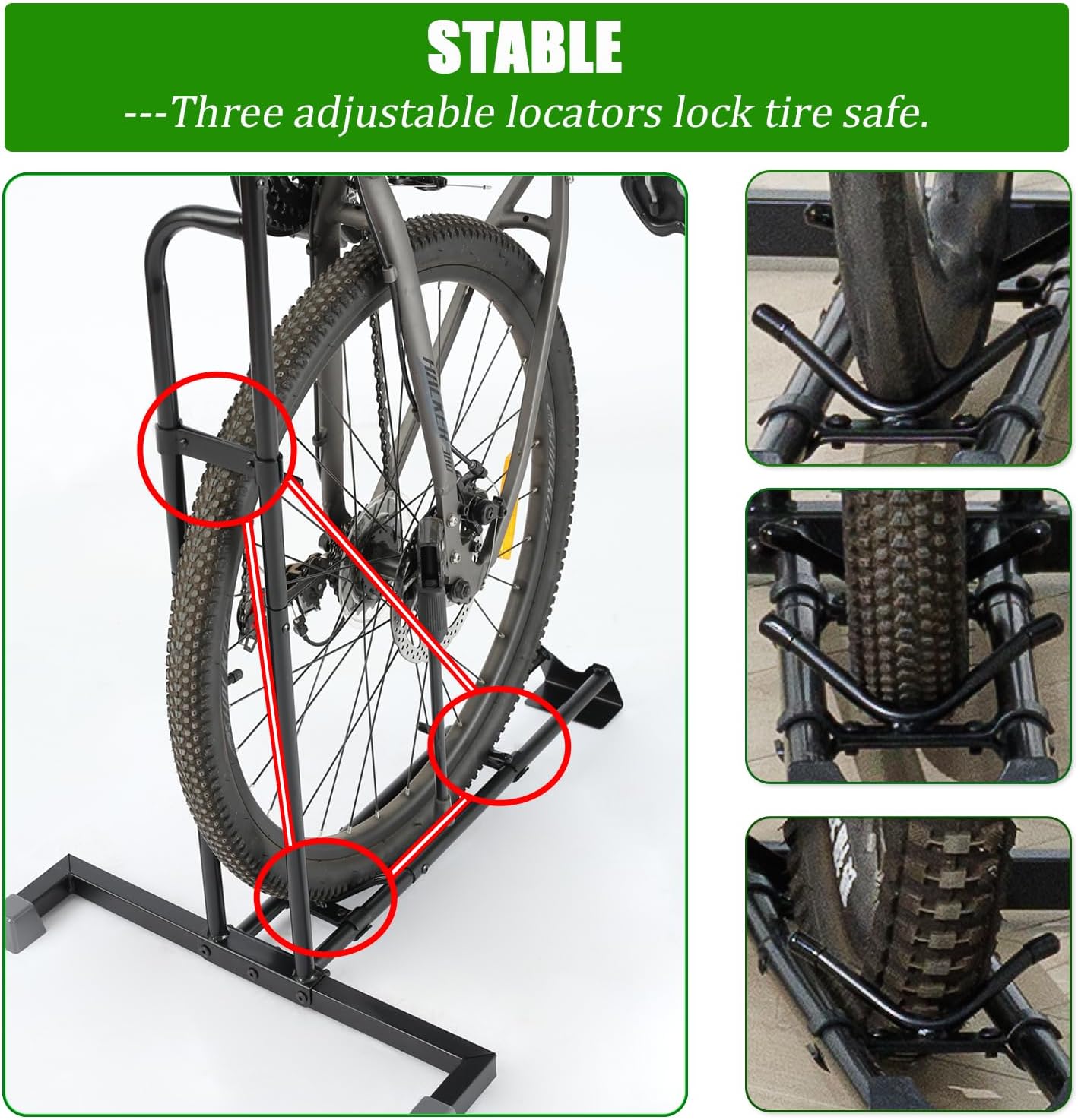 Bike Stand,Vertical Bike Rack For Indoor Bike Storage,Upright Bicycle Stand Floor. (StyleA-2pack)