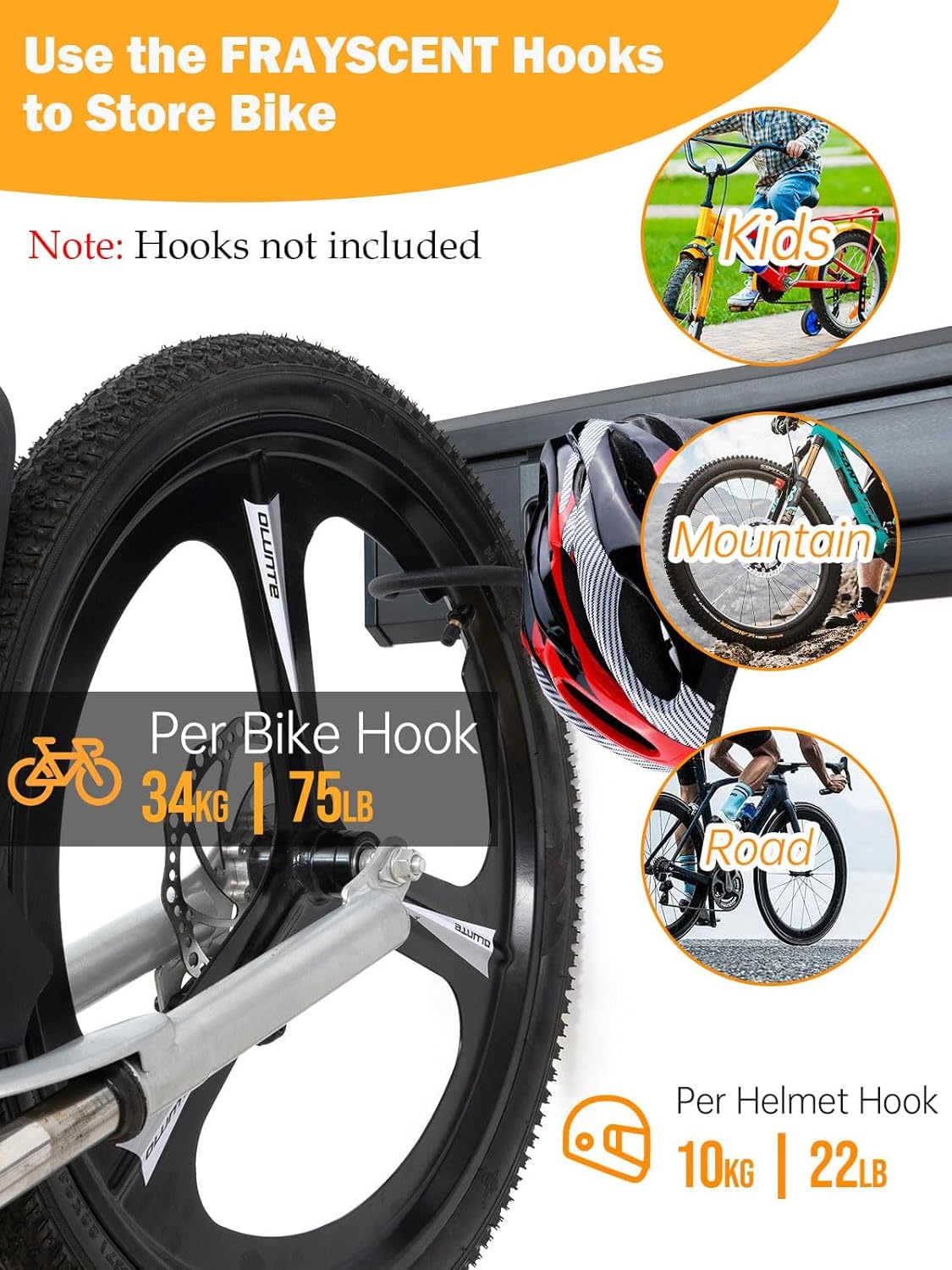 Slat Wall Paneling Garage Tool Organizer Wall Mount 48"L x6"H, 4 Pack, Black Slatwall Panels Garage Wall Organizer Heavy Duty, Easy Installation, Garage Storage and Organization Max Load 1300 LB