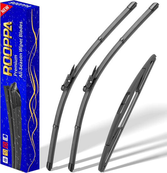 3 wipers Replacement for 2012-2017 Buick Enclave, Windshield Wiper Blades Original Equipment Replacement - 24"/21"/12" (Set of 3) Pinch Tap
