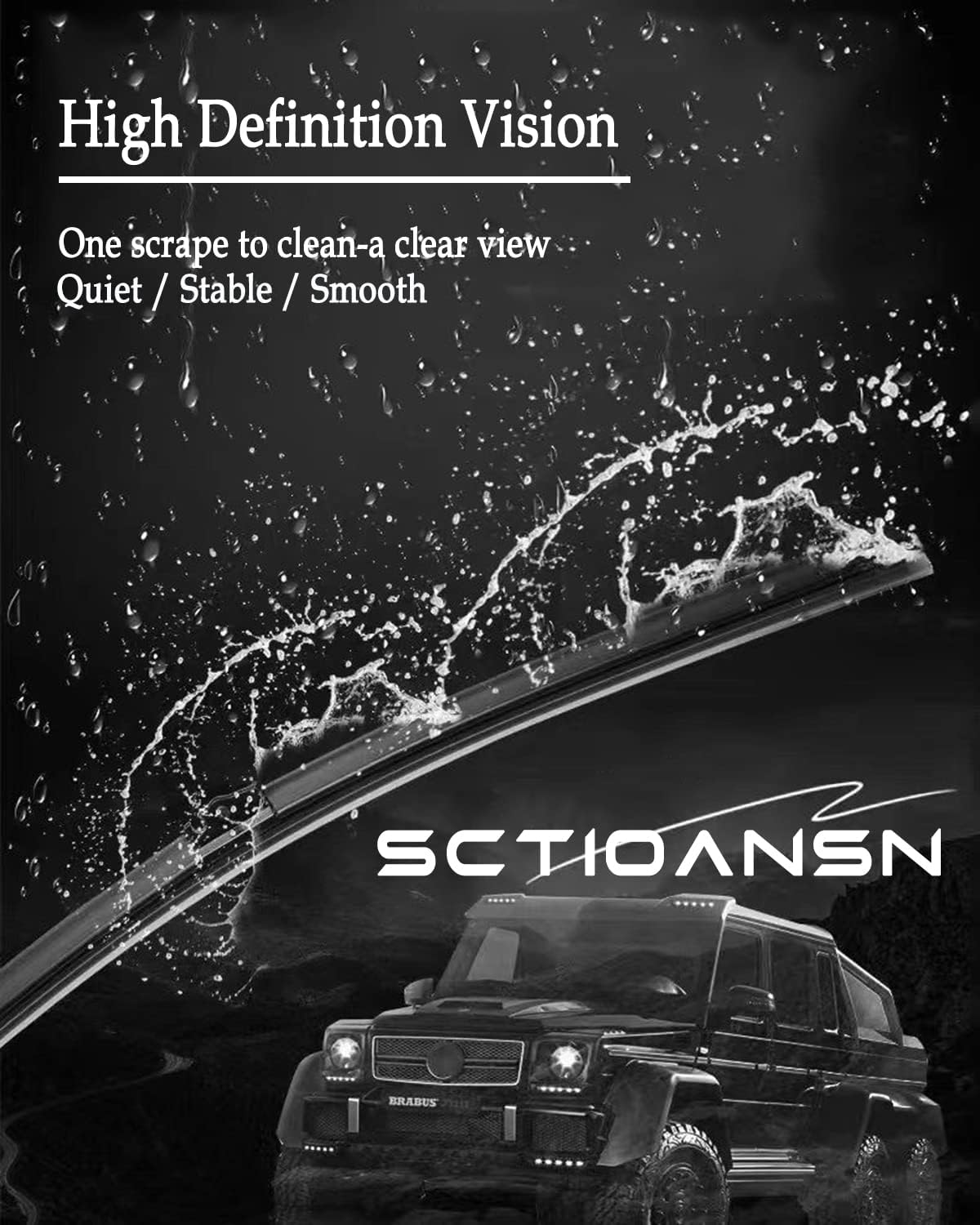 3 Wipers Set-26"+16" Front Windshield Wipers and 14A" Rear Wiper Blade for Toyota CHR 2016-2021-Factory Original Equipment Replacement (Pack of 3)‎Push Button/Top Lock