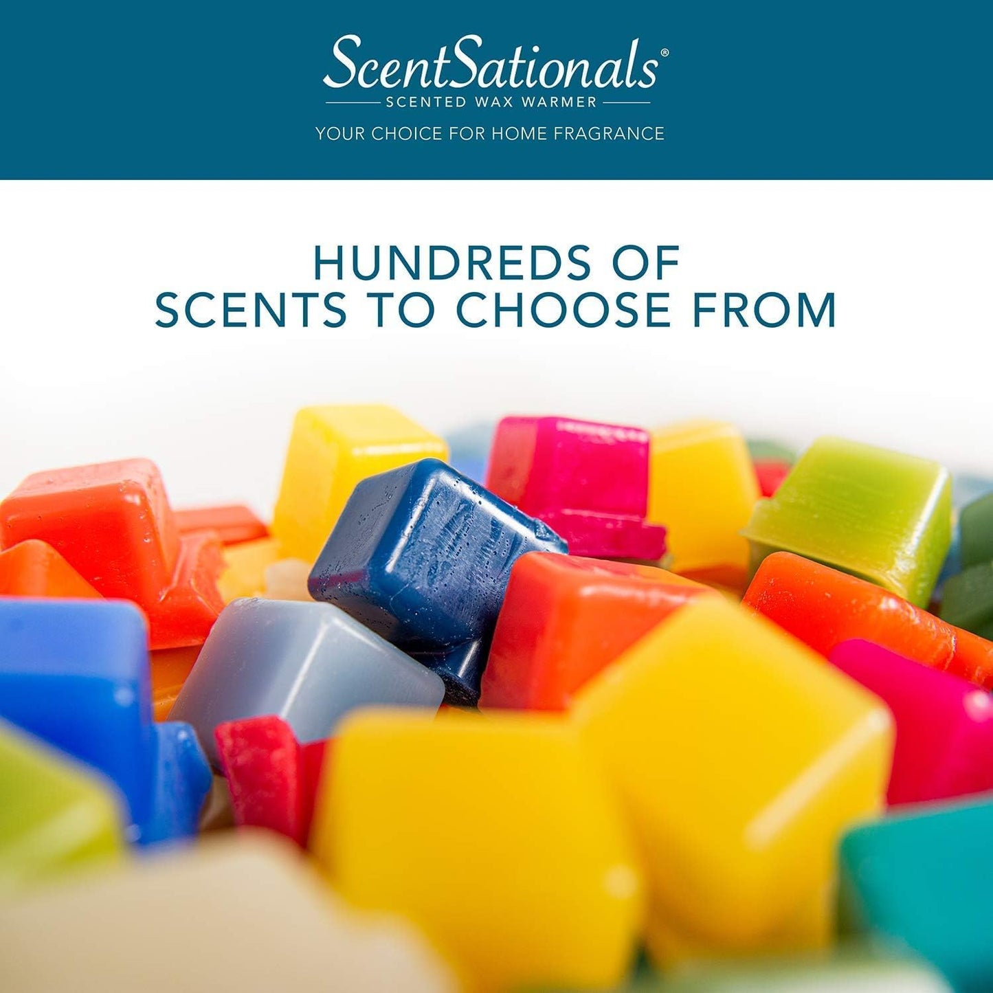 Scentsationals Wax Melts, Wax Cubes Strong Scent - Warm White Sands - Long Lasting Scented Wax Melts for Warmer, 10oz (24-Cubes)