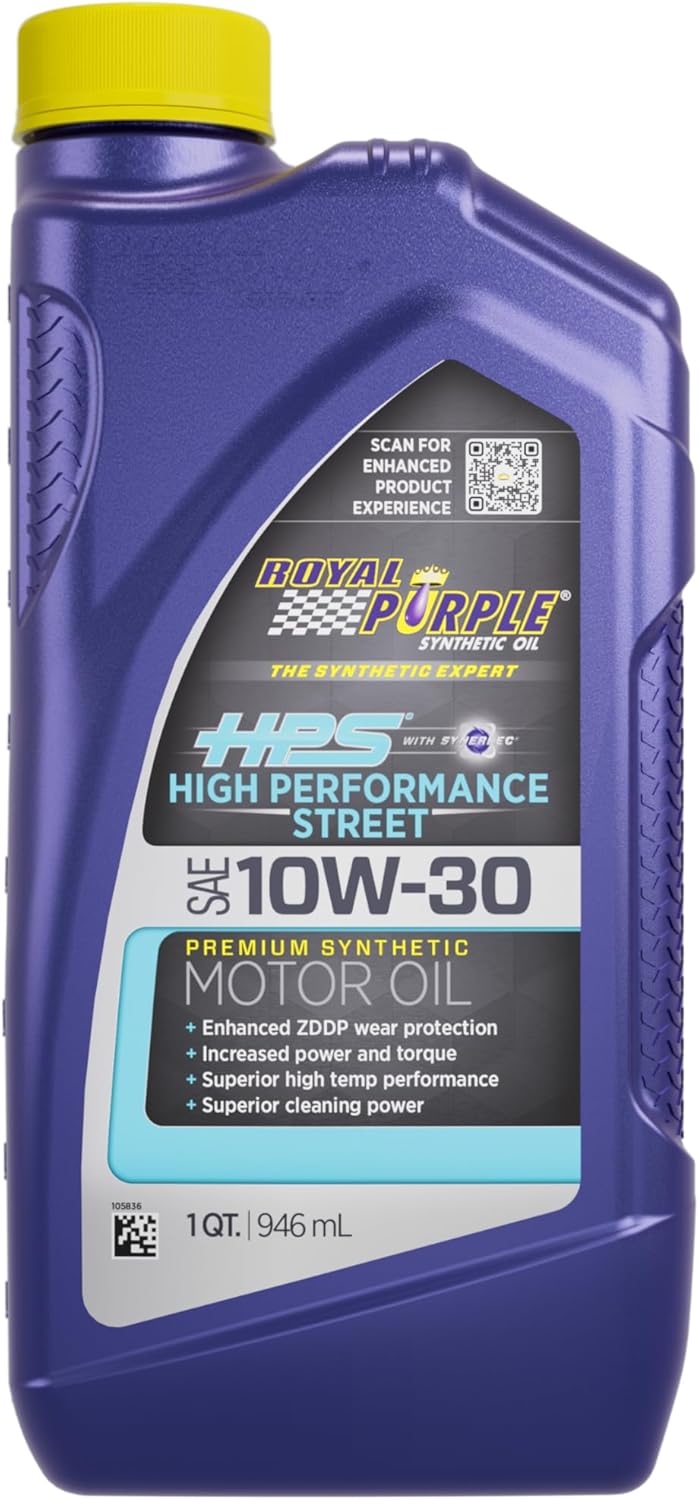 Royal Purple ROY31130 31130 - HPS Street Motor Oil 10W-30, 1 Quart