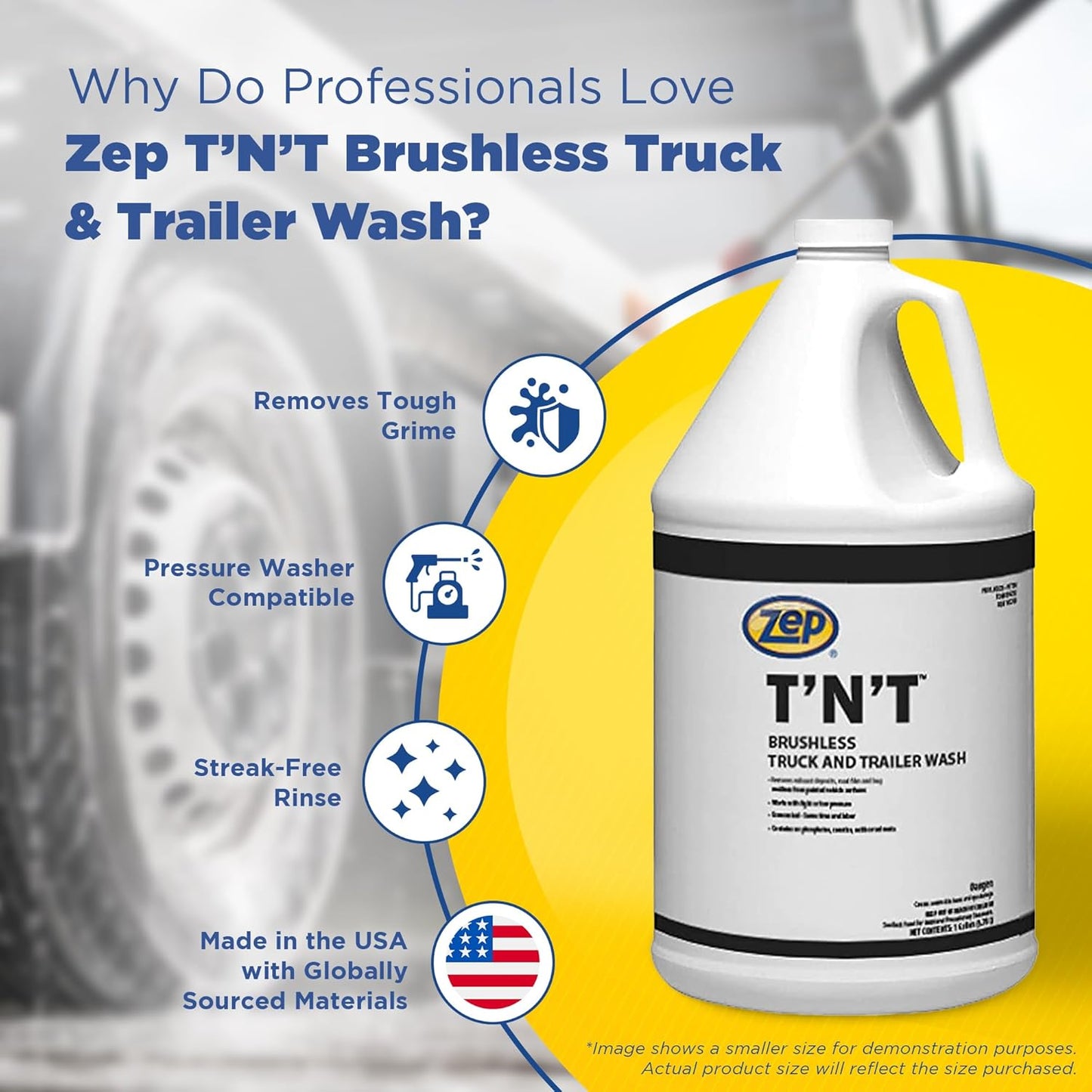 Zep TNT Truck and Trailer Wash - 55 Gallon (1 Drum) 37685