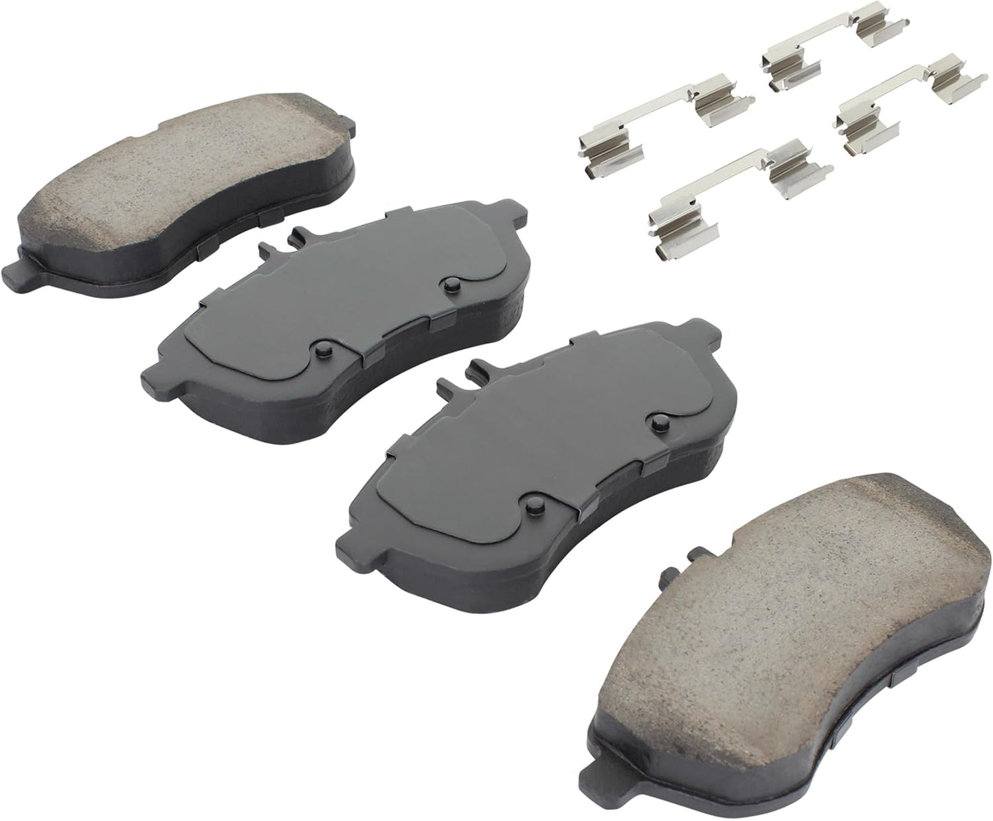Premium Ceramic Front Brake Pads (1001-1340C) Compatible with Mercedes-Benz C180 2014-2011, C200 2013-2010, C250 2018-2010, C280 2009-2008, C300 2012-2008, SLK250 2015-2014