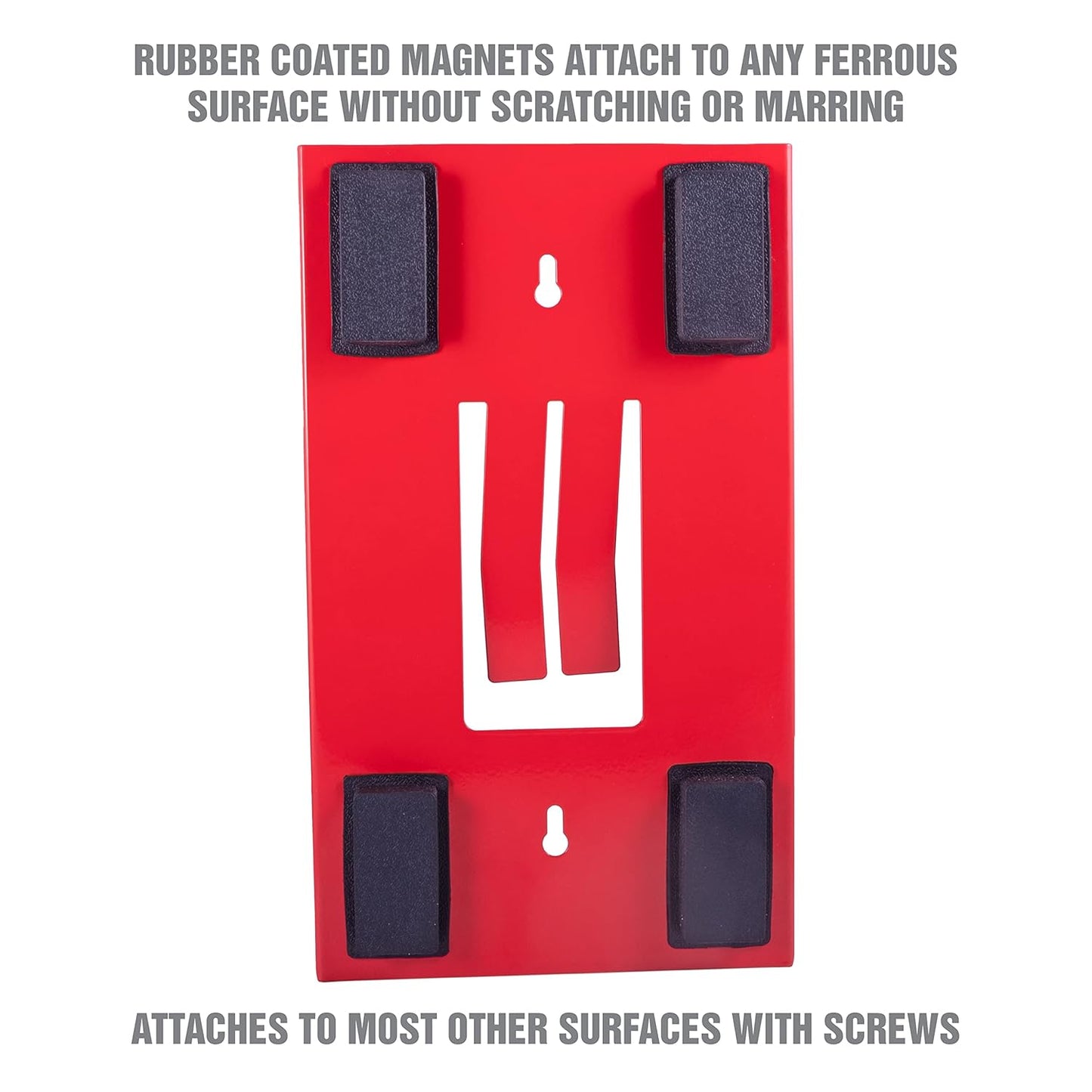 OEMTOOLS 23123 Red Magnetic Glove Dispenser, Disposable Gloves Box Holder, Magnetic Glove Box Holder for Wall Mount