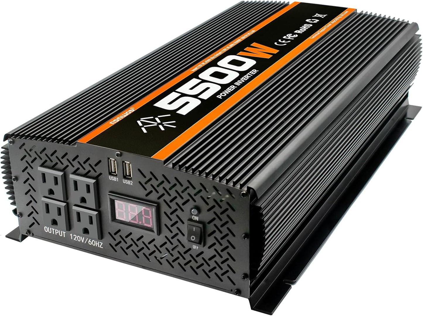 5500 Watt Inverter 5500W Inverter 12V to 110V/120V Power Inverter Truck RV Solar Power Inverter 5000 watt Inverter 12V to 110V Converter with LCD Display