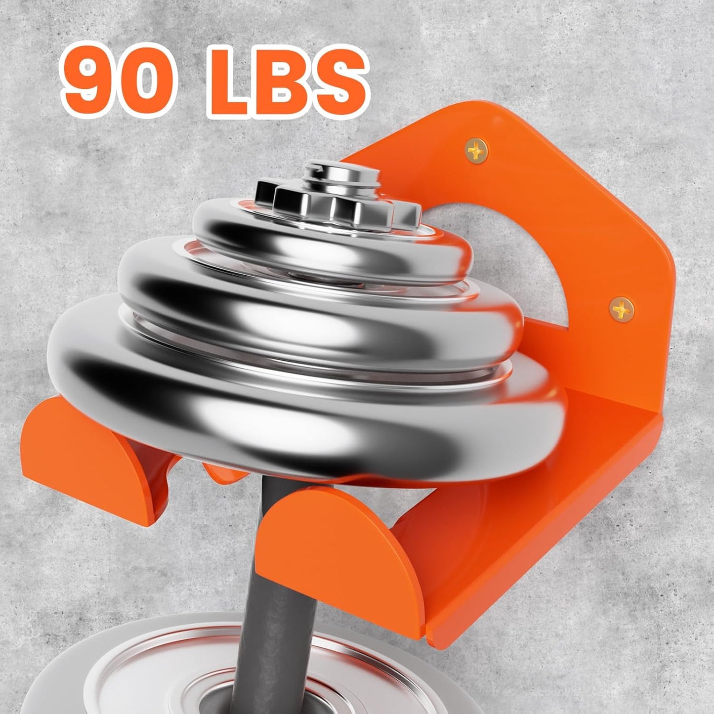 Weed Eater Hanger, Heavy Duty Weedeater Rack Wall Mount, Garage Organization Trimmer Rack for Hedge Trimmer, Garden Tools, Garage, 2 Pack