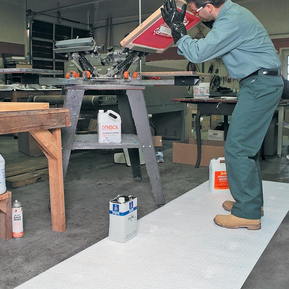 PIG Oil Mat - Oil-Only Absorbent Mat Roll - 1 Roll - 15" x 150' Roll - Absorbs up to 16.5 gallons per Roll - MAT446