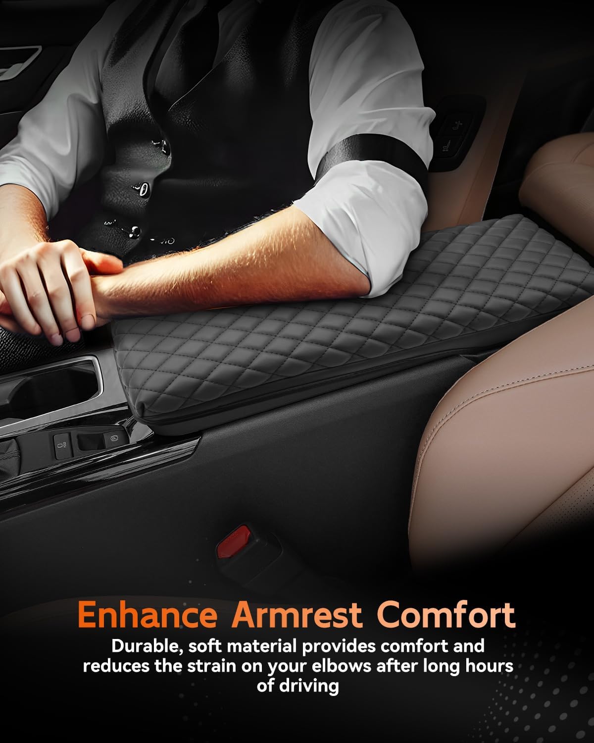 CDEFG for 2025 2026 Toyota Camry Center Console Cover Armrest Box Cover for Camry (LE, SE, XLE, XSE) Accessories Arm Rest Protector