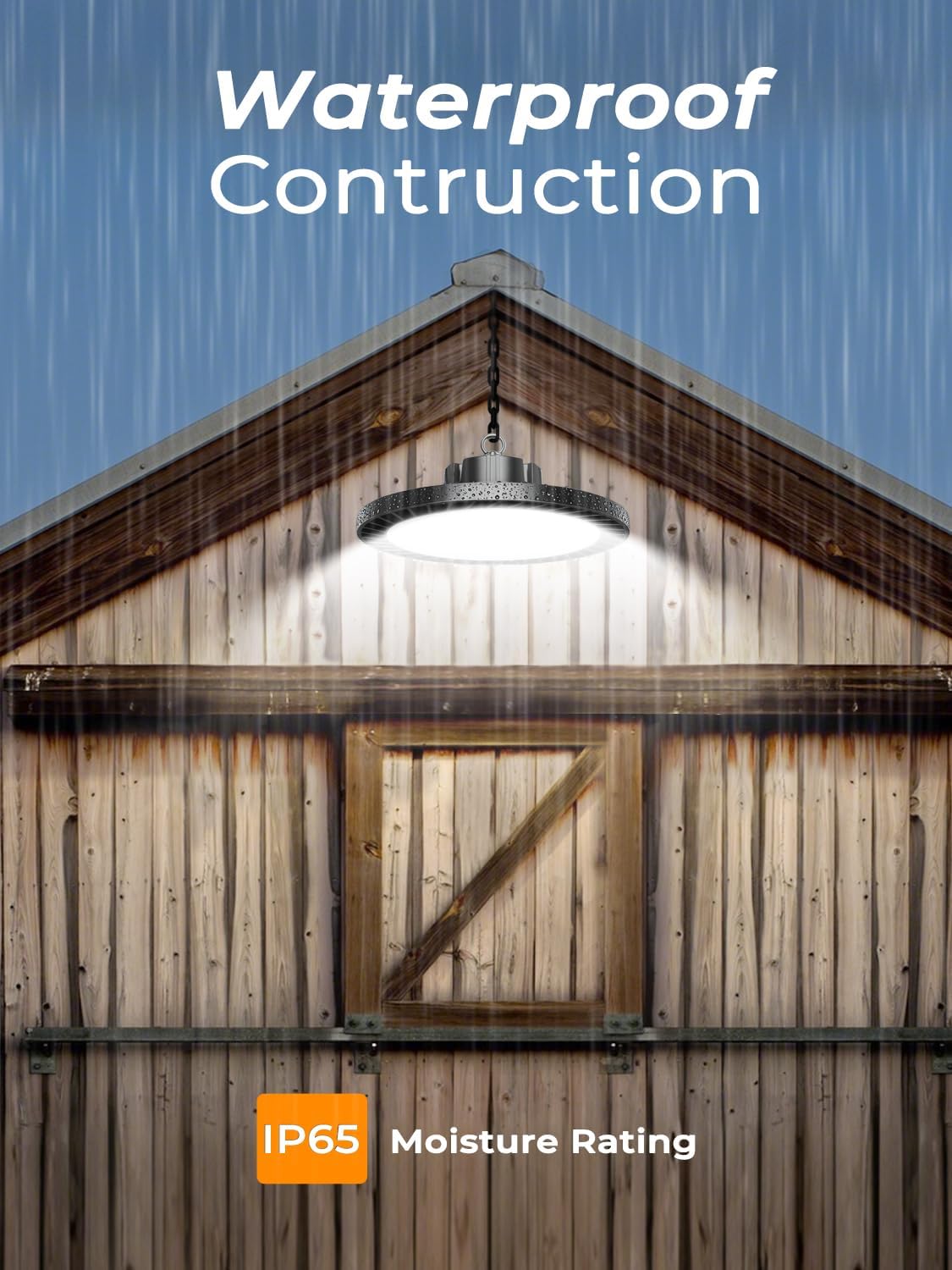 Super Bright 350W UFO LED High Bay Lights 8 Pack | 52500 Lumens 5000K Aluminum High Bay LED Shop Lights for Garage Warehouse Factory Workshop | Highbay Garage Shop Lighting