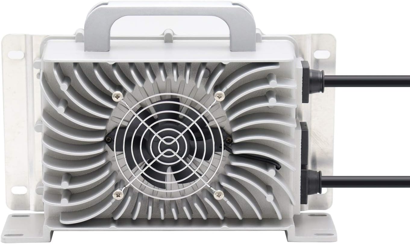 20AMP Battery Charger Replacement for 36 Volt Club Car/Yamaha Golf Cart Waterproof IP68 with Crowsfoot Plug