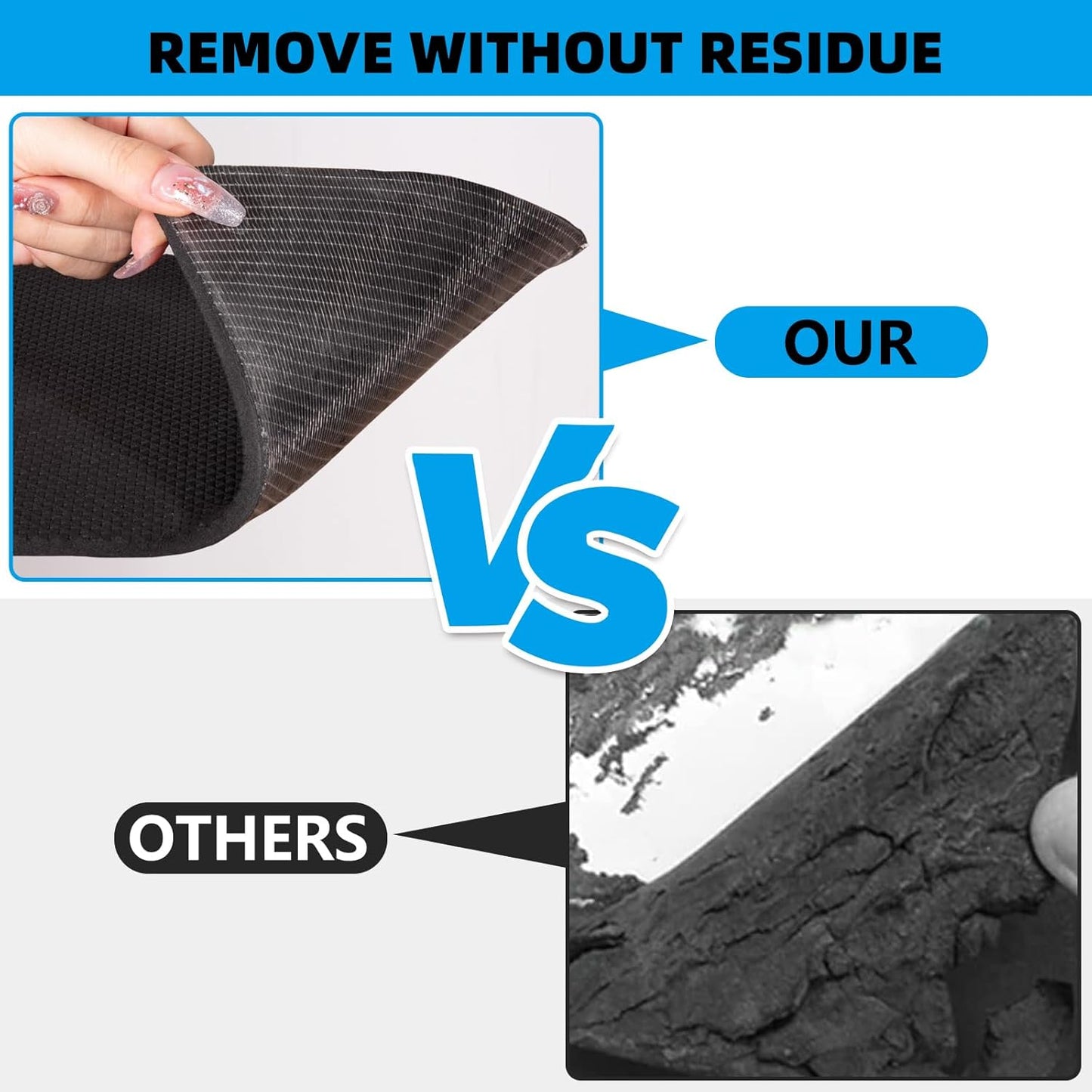 Spurtar Garage Wall Protector, Waterproof Garage Parking Aid Car Door Protector Self Adhesive Corner EVA Foam Wall Bumper Guards Padding for Door Ding Protection Black,157" x 8" x 1/4"