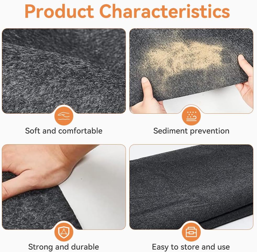 Armor All Premium Garage Floor Mat 60"x72" - Absorbent Oil Spill Mat, Waterproof Driveway & Garage Surface Protection, Reusable Washable Durable Maintenance Mat for Automotive Workshop