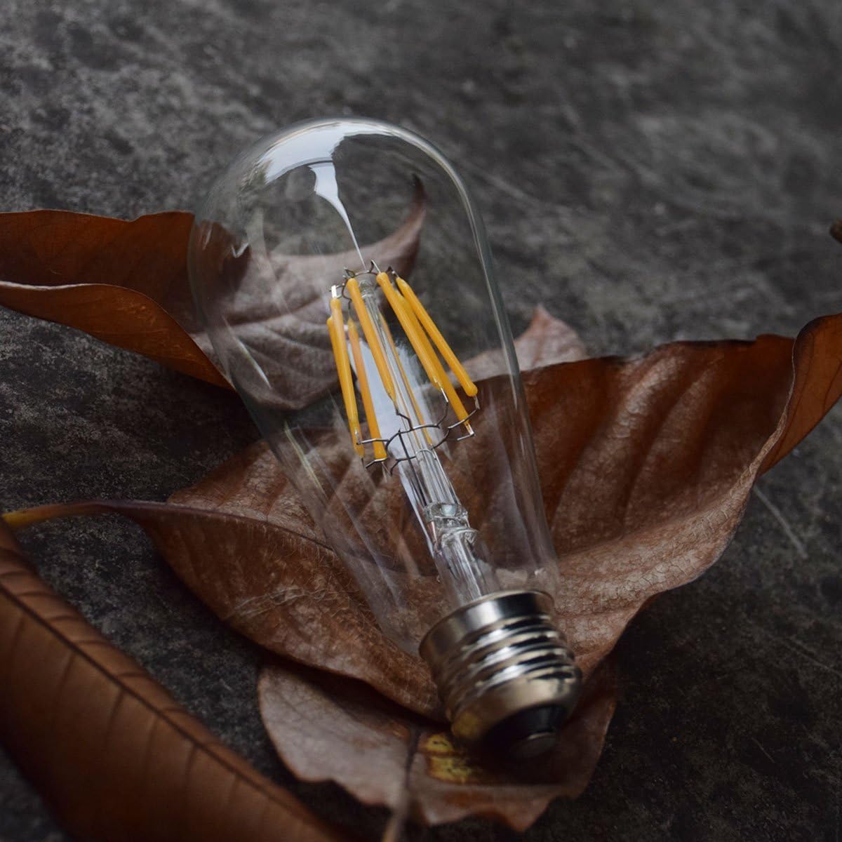 LED Edison Bulb 4W,Antique 40W Vintage Edison Bulb,E26 Light Bulb Non Dimmable Led Bulb 450 Lumens 2300K Amber Warm,Pack of 12