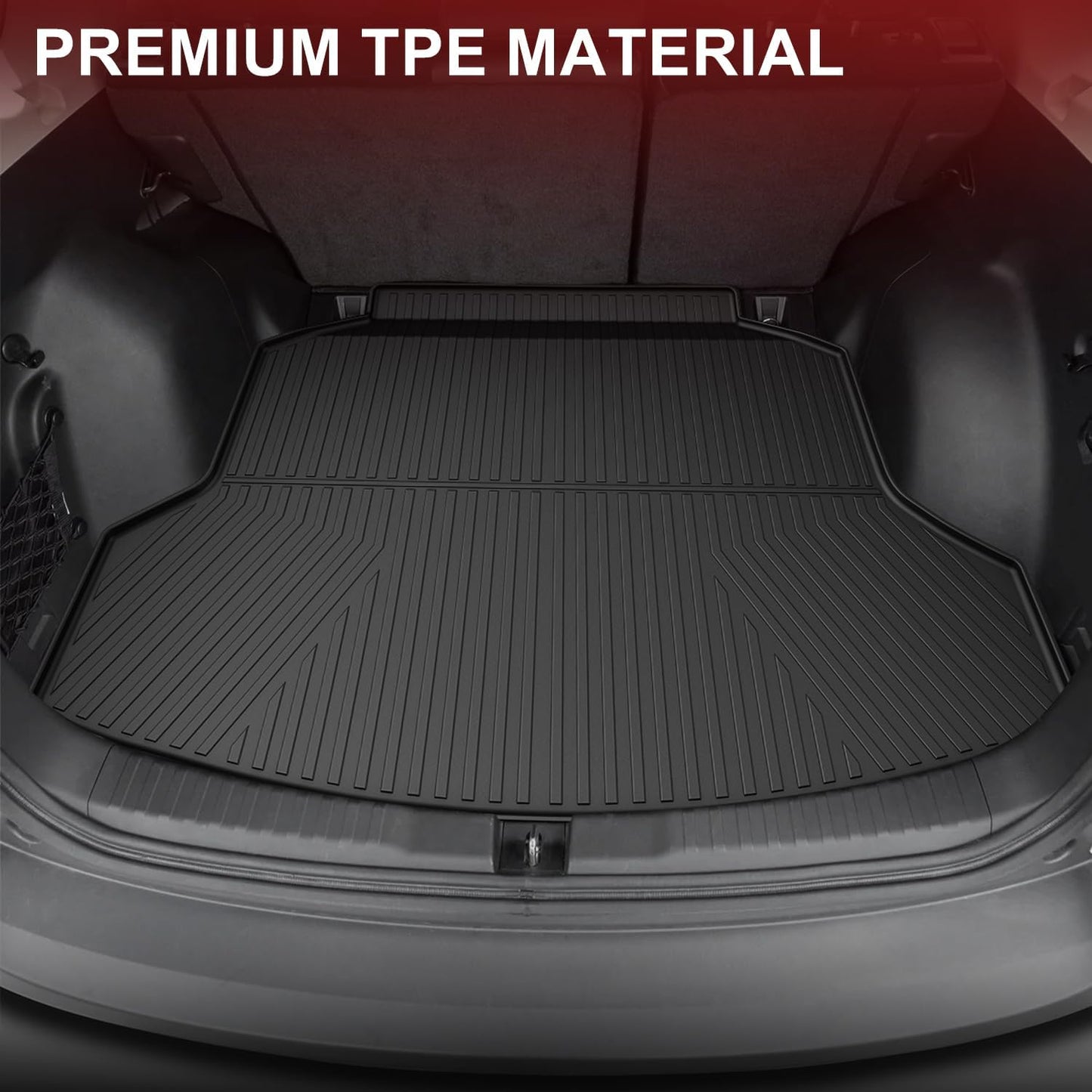 Floor Mats & Cargo Liner Fit for Honda CRV CR-V 2012-2016 LX, SE & EX (Not Fit EX-L & Touring Models) - All Weather Protection Car Floor Liners with Trunk Mat - 1st and 2nd Row Full Set Car Mats Black