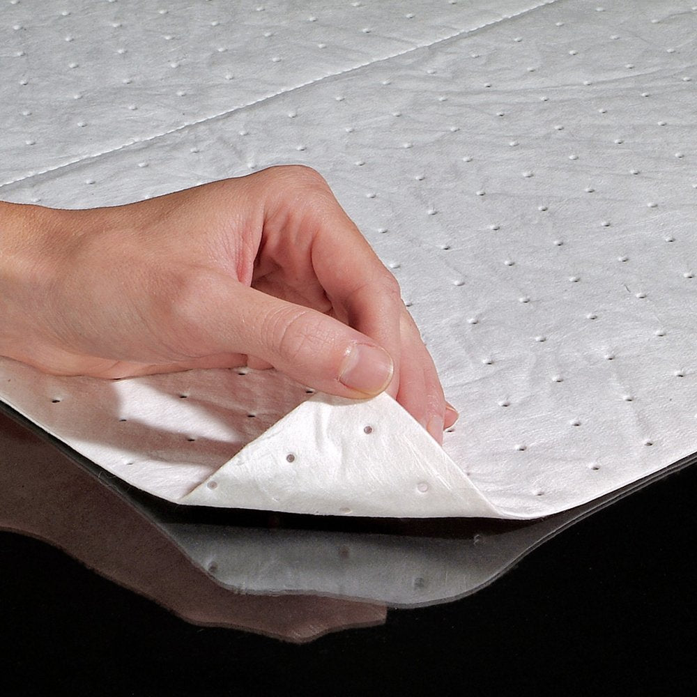 PIG Oil Mat - Oil-Only Absorbent Mat Roll - 1 Roll - 15" x 150' Roll - Absorbs up to 16.5 gallons per Roll - MAT446