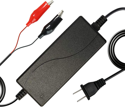 ExpertPower 12V 2A Smart Charger for Lithium LiFePO4 Deep Cycle Rechargeable Batteries [UL Listed]