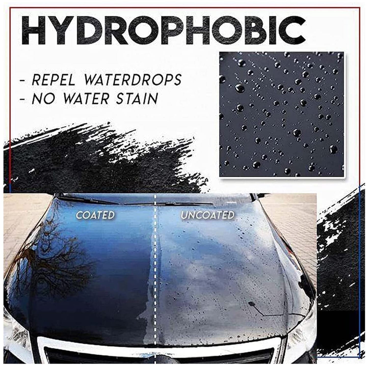 3Pcs Crystal Coating for Car, Plastic Parts Crystal Coating, Cristal para PláStico Del Carro for Car, Great Gloss Protection, Long Duration Refurbish Agent with Spong