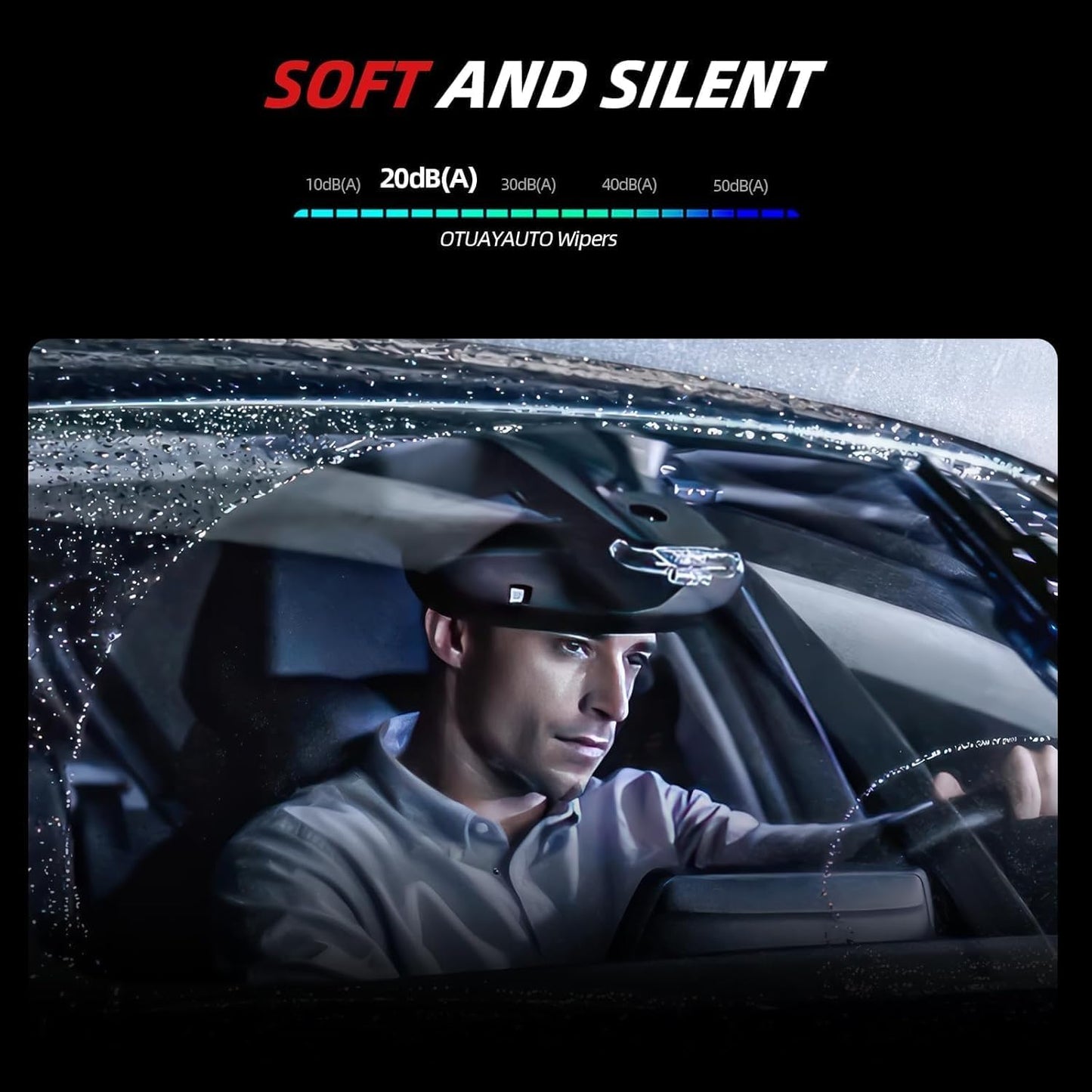 OTUAYAUTO Windshield Wiper Blades - Replacement for Mazda CX-30 2020-2024, Front and Rear Wipers Set, U/J Hook - 26"+16"+14" (Pack of 3)