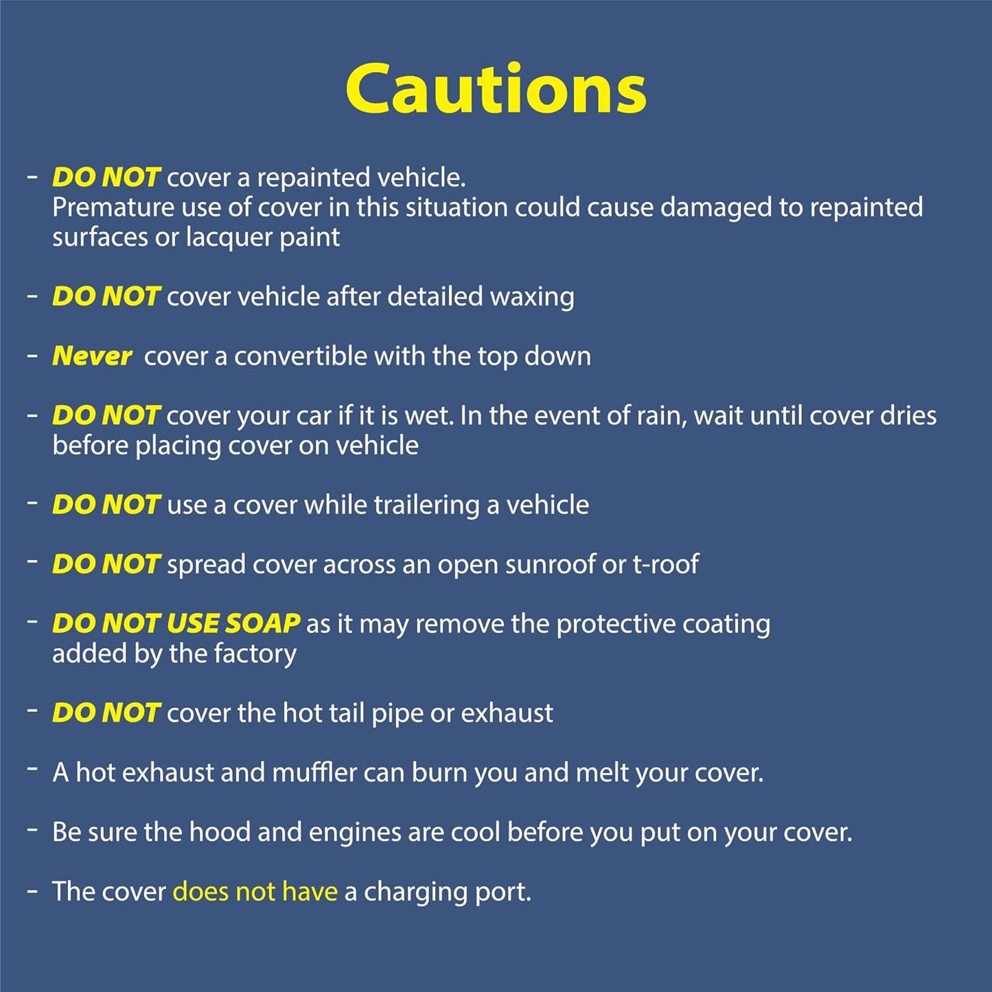 USCarCover 5 Layer All Weather Protection, Breathable Car Cover for Jeep CJ8 1981-1985 SUV 2-Door Pollution, Dust, Sun, Snow, Rain