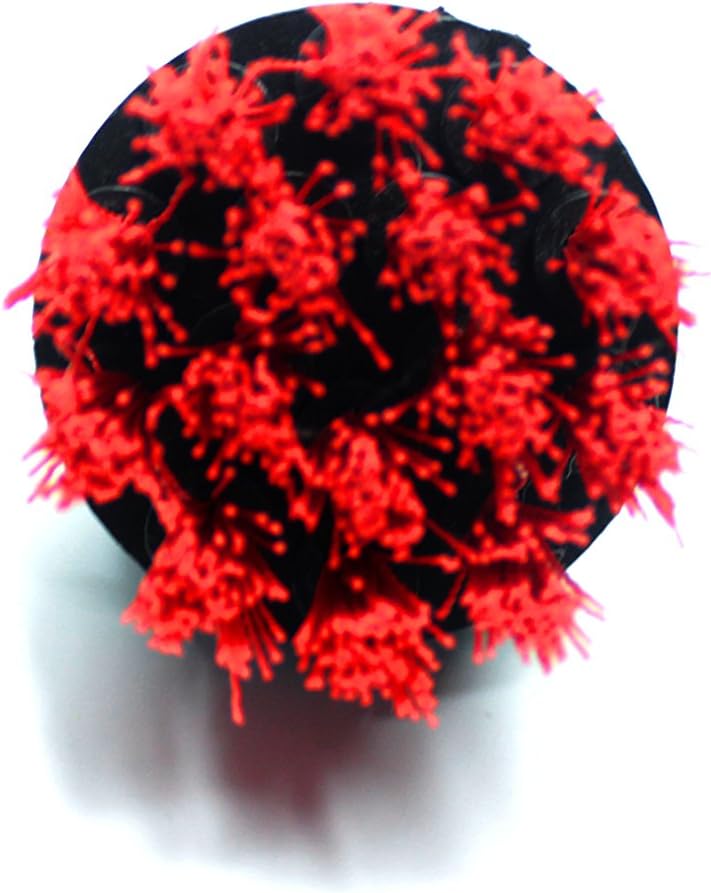 Maxshine M8 Medium-Duty Upholstery Carpet Brush with Drill Attachment - Removes and Scrubs Grime, Stains, and Spots from All Types of Upholstery and Carpets in Leather and Fabric (2")