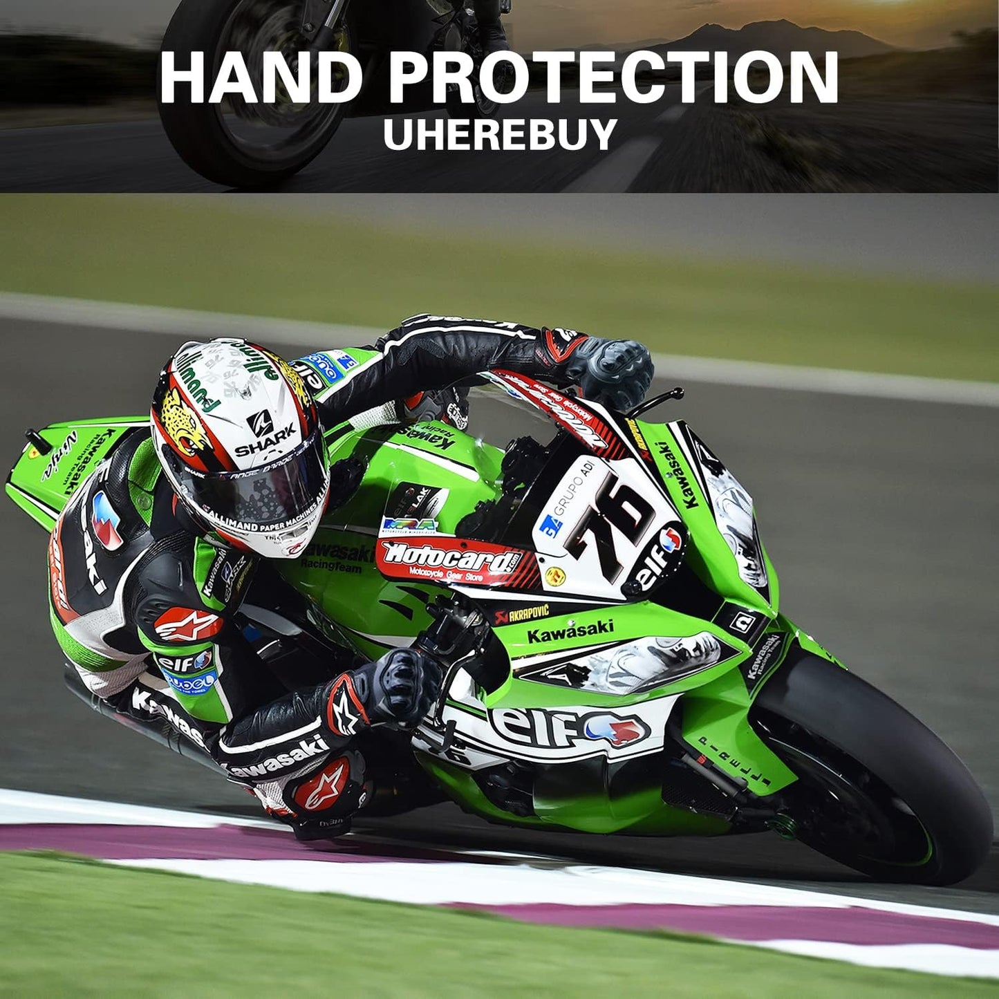 Motorcycle Gloves Touch Screen Full Finger Riding Gloves Knuckle Protection for Men and Women for Dirt Riding, Road Racing, Cycling, Climbing Work Outdoor Sports