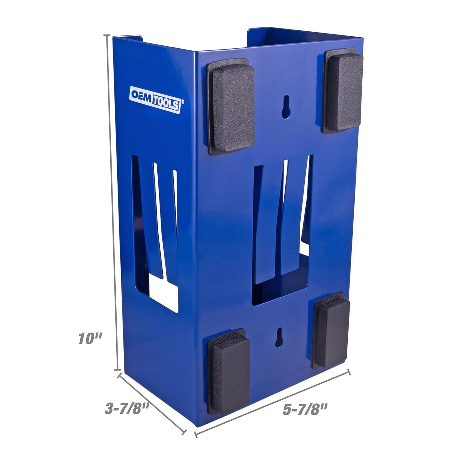 OEMTOOLS 23124 Blue Magnetic Glove Dispenser, Disposable Gloves Box Holder, Magnetic Glove Box Holder for Wall Mount