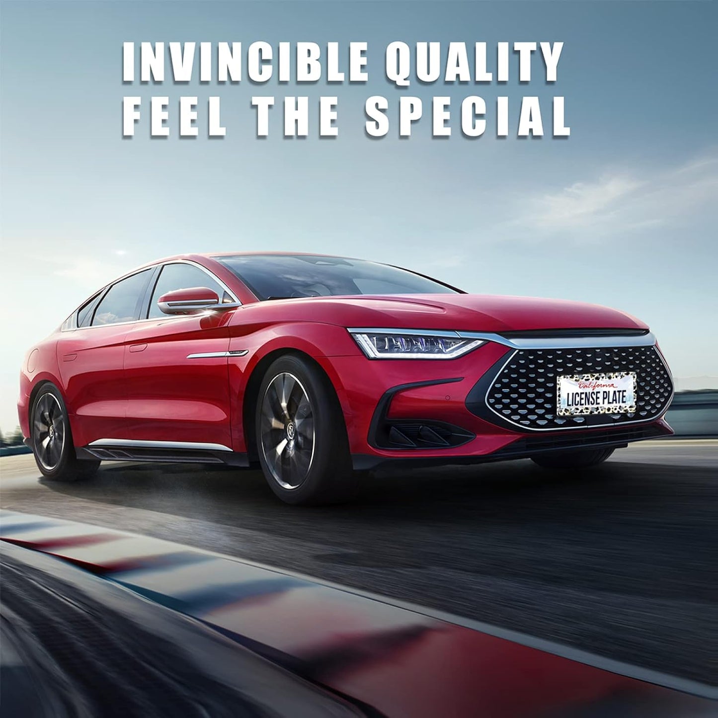 Personalise Cows and Butterfly License Plate Frames Cute Leopard License Plate Frame Car Universal Stainless Steel Accessories Cars Decor 2 Holes Screws Fits Standard US Vehicles Size 12.2 x 6 Inches