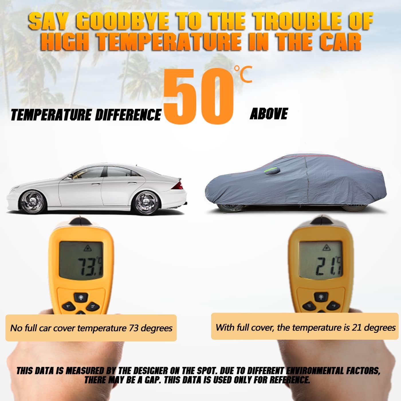Breathable New Material, Waterproof Car Cover, Locks and Zipper Doors, Sunscreen Waterproof UV Prevention Snowproof Wind and Windproof,Suitable for Indoor Outdoor,for Pickup 198"-220",C7