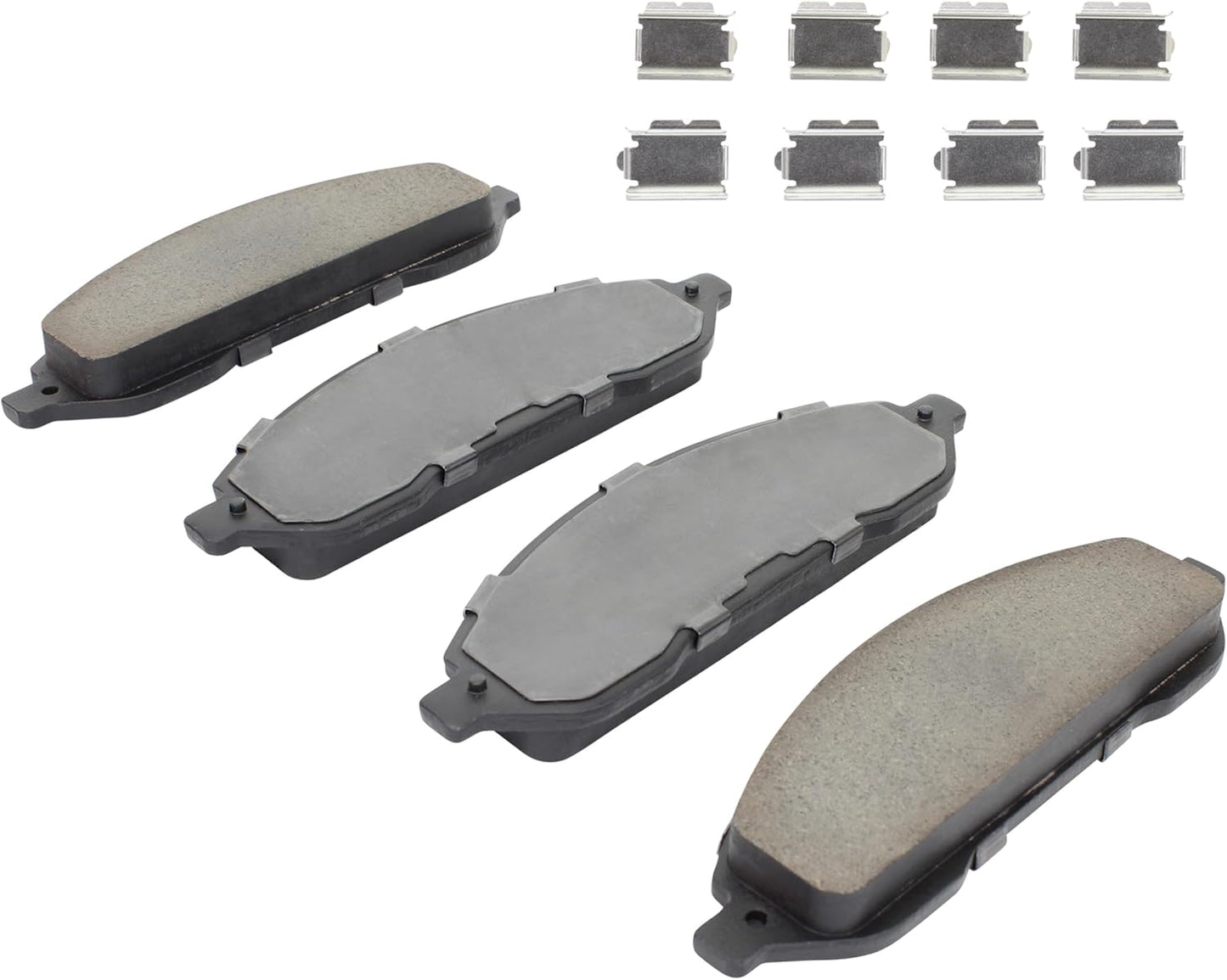 Premium Semi-Metallic Front Brake Pads (1001-1022M) Compatible with Ford Freestar 2004-2007, Mercury Monterey 2004-2007