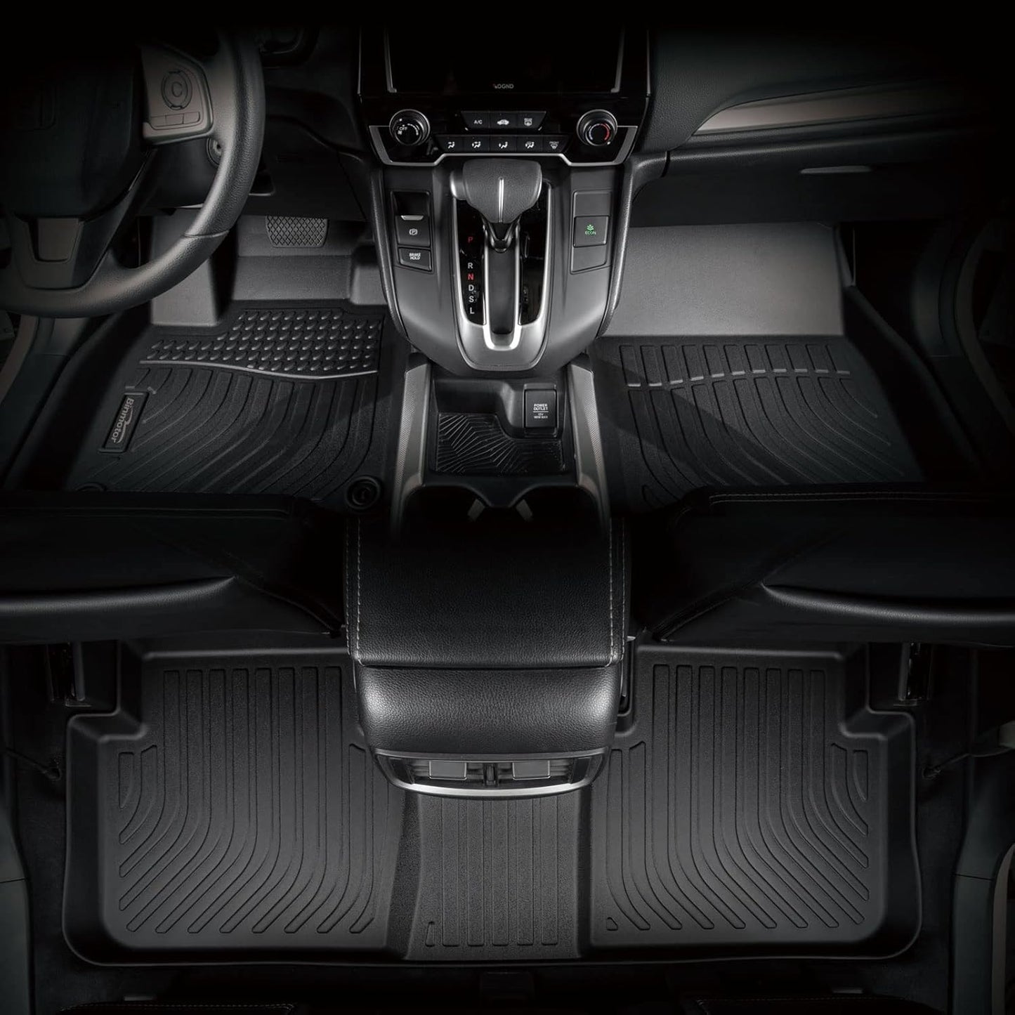 Binmotor-Floor Mats for for Ford Expedition Max 2021-2025(Only for 7Seats, with 2nd Row Bucket Seat), TPE All Weather Car Mats for Ford Expedition Accessories for Car Floor Mat All Weather