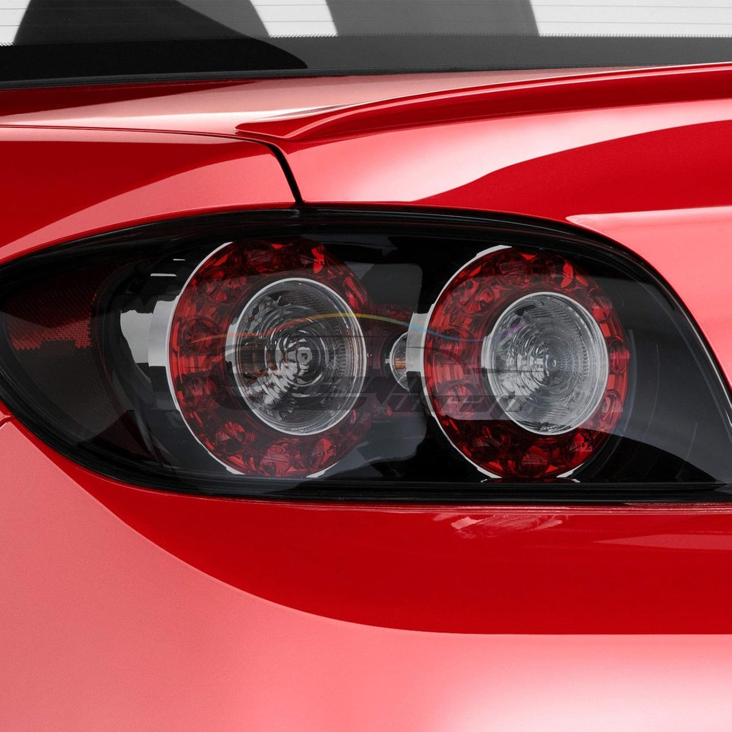 EZAUTO WRAP Free Tool Kit 12"x108" (1FT x 9FT) Glossy Medium Black Smoke Headlight Taillight Fog Light Side Marker Vinyl Tint Film Self Adhesive