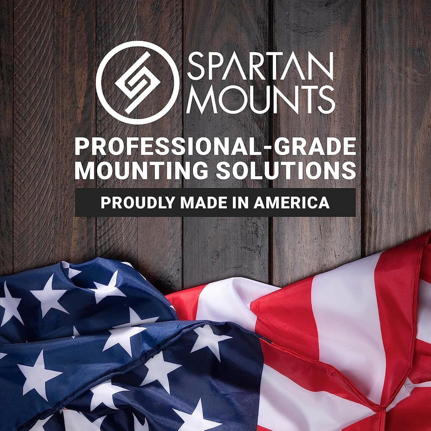 Spartan Mounts Universal Pistol Revolver Wall Mount | Display Hook Adapter Bore Mount Storage System for Gun Airsoft Pistol Revolver (9mm/.357/.380/.38)