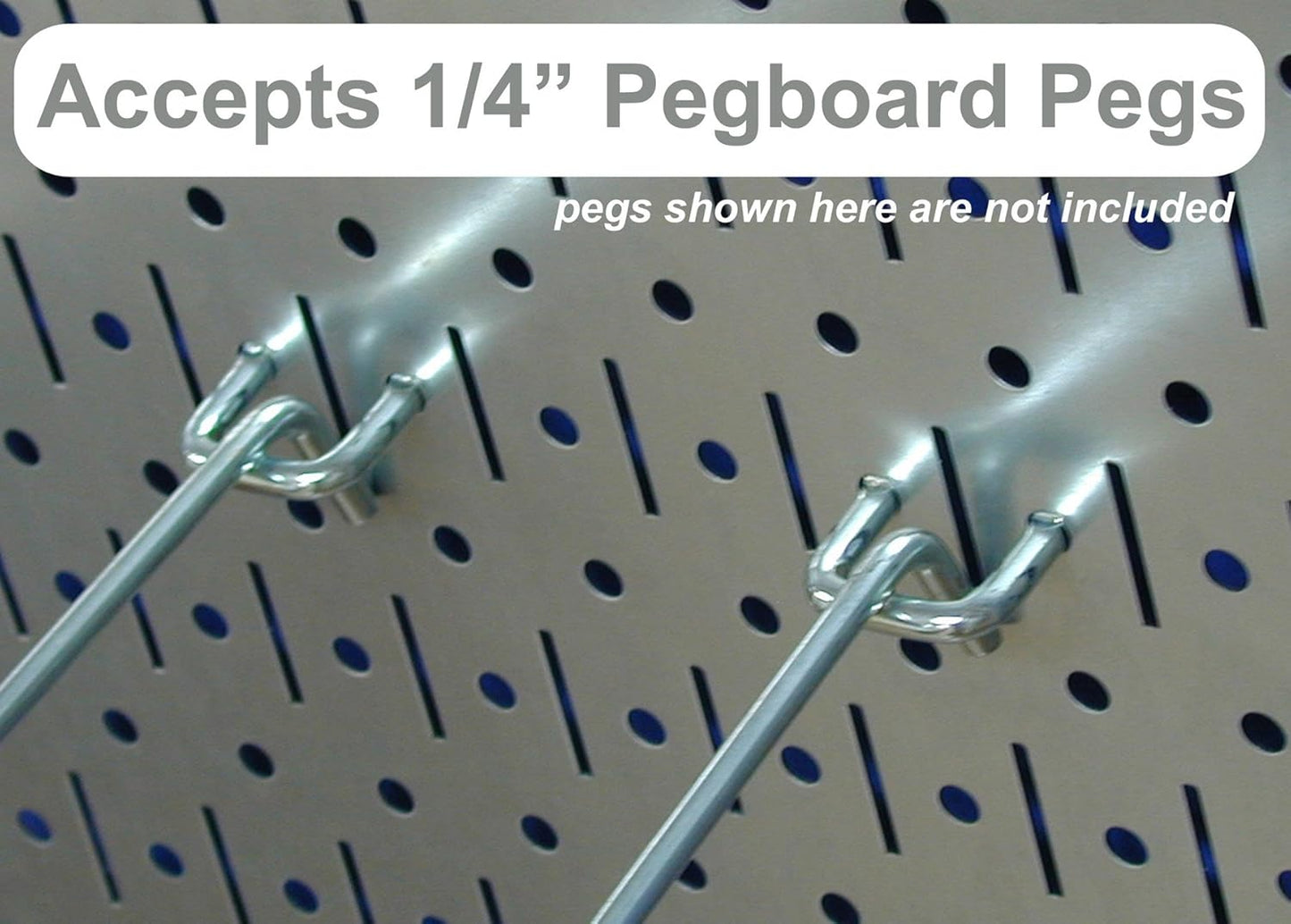 Wall Control Metal Pegboard and Accessory Kit