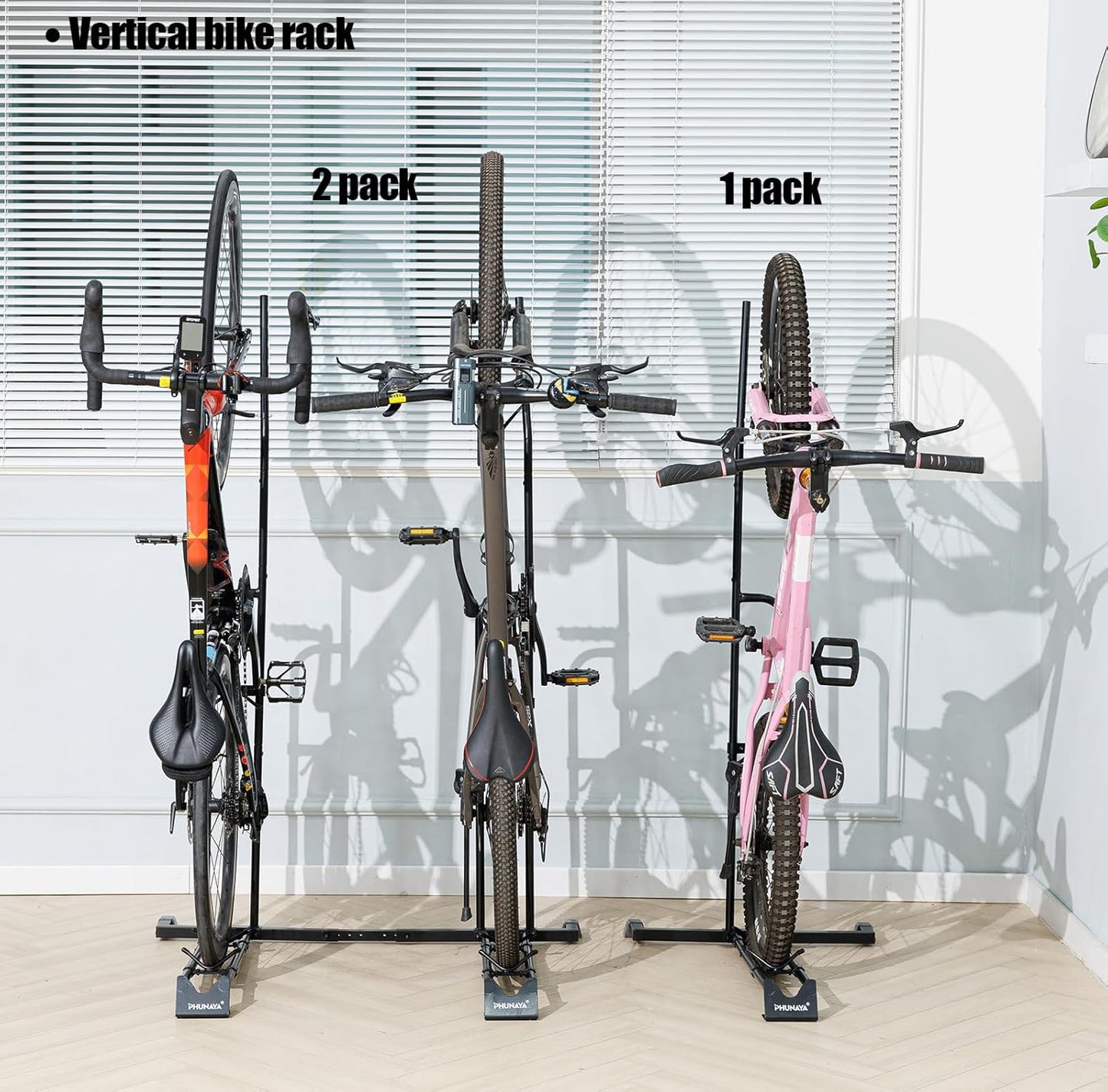 Bike Stand,Vertical Bike Rack For Indoor Bike Storage,Upright Bicycle Stand Floor. (StyleA-1pack)