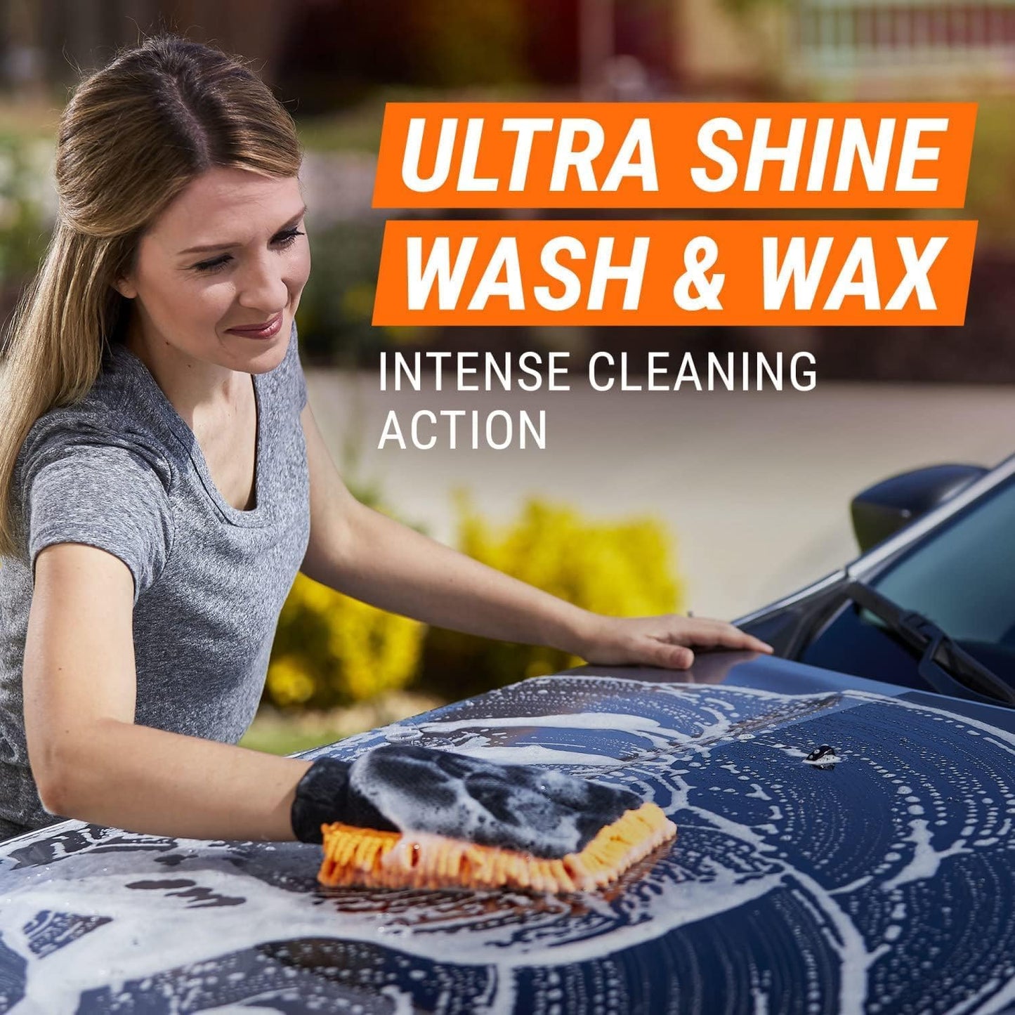 Armor All Car Wash Kit, Includes Car Wash Soap, Wash Mitt & Microfiber Towel (3 Piece Kit)