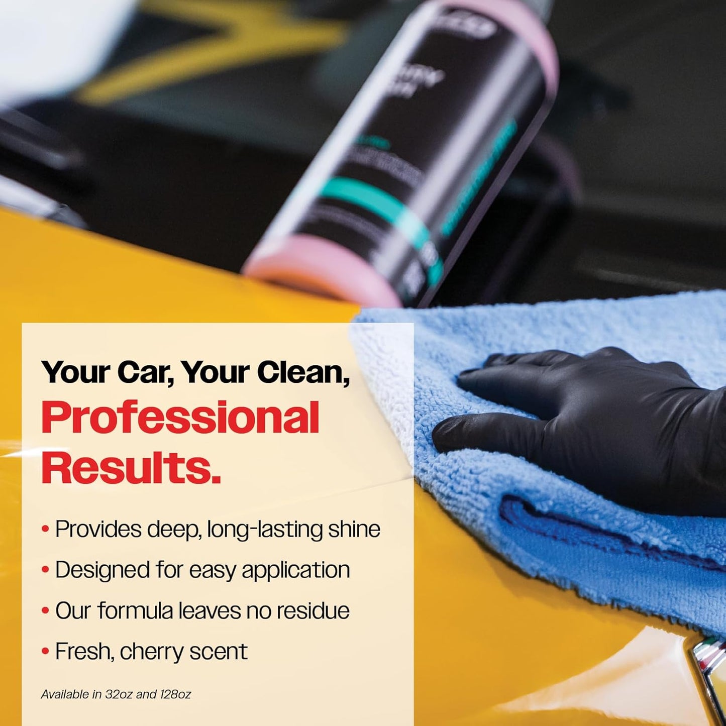 Malco Cherry Flash Automotive Liquid Paste Wax – Protect & Shine Your Vehicle/Easiest Way to Hand Wax Your Car/Lasting Gloss & Protection For Cars, Trucks, Boats and Motorcycles / 1 Gal. (124801)