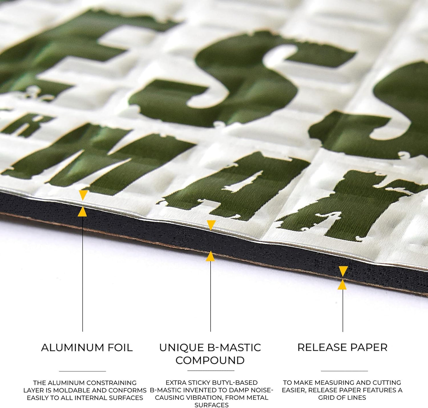 Siless Max 120 mil (3mm) 30 sqft Car Sound Deadening mat - Butyl Automotive Sound Deadener - Noise Insulation and Vibration Dampening Material (30 sqft)